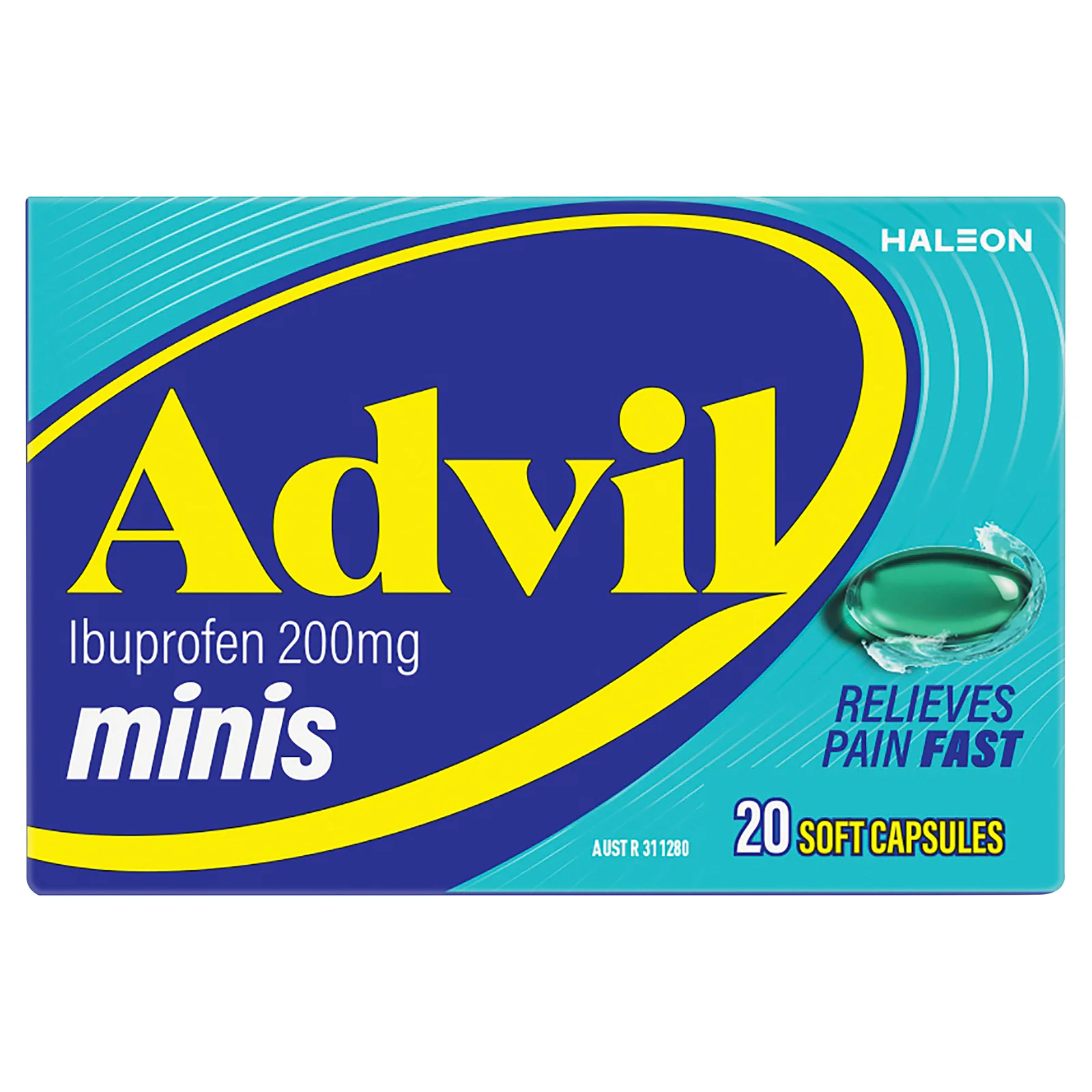 Advil Ibuprofen 200mg Minis 20 liquid capsules