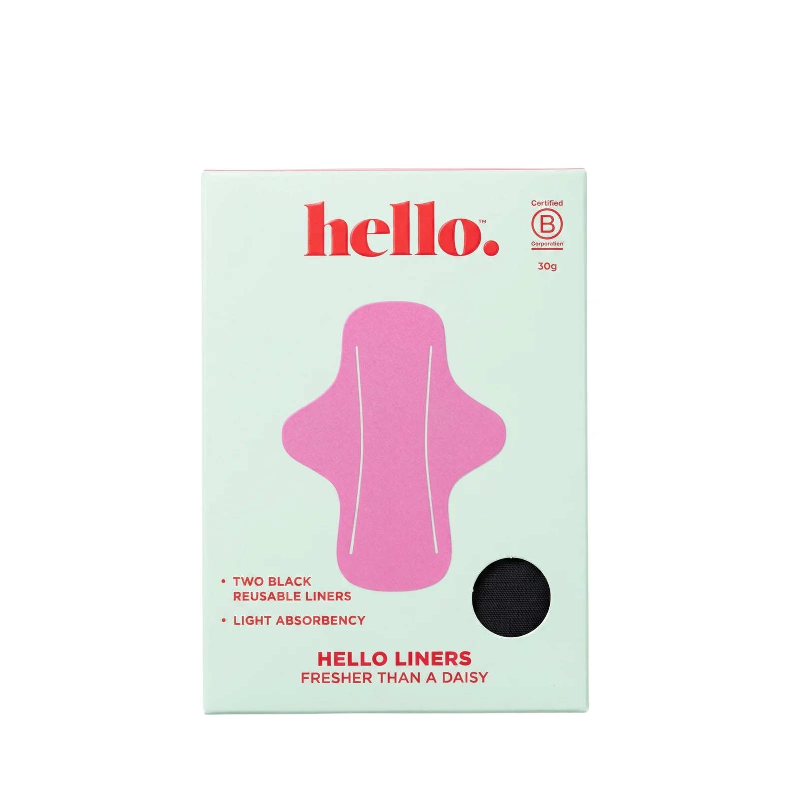 Hello Period Liners Fresher Than A Daisy 2 pack