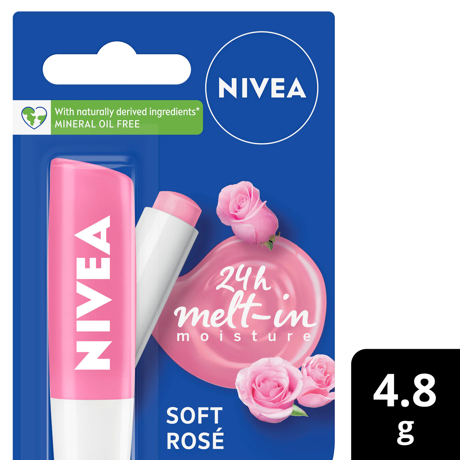 NIVEA Soft Rose Lip Balm 4.8g