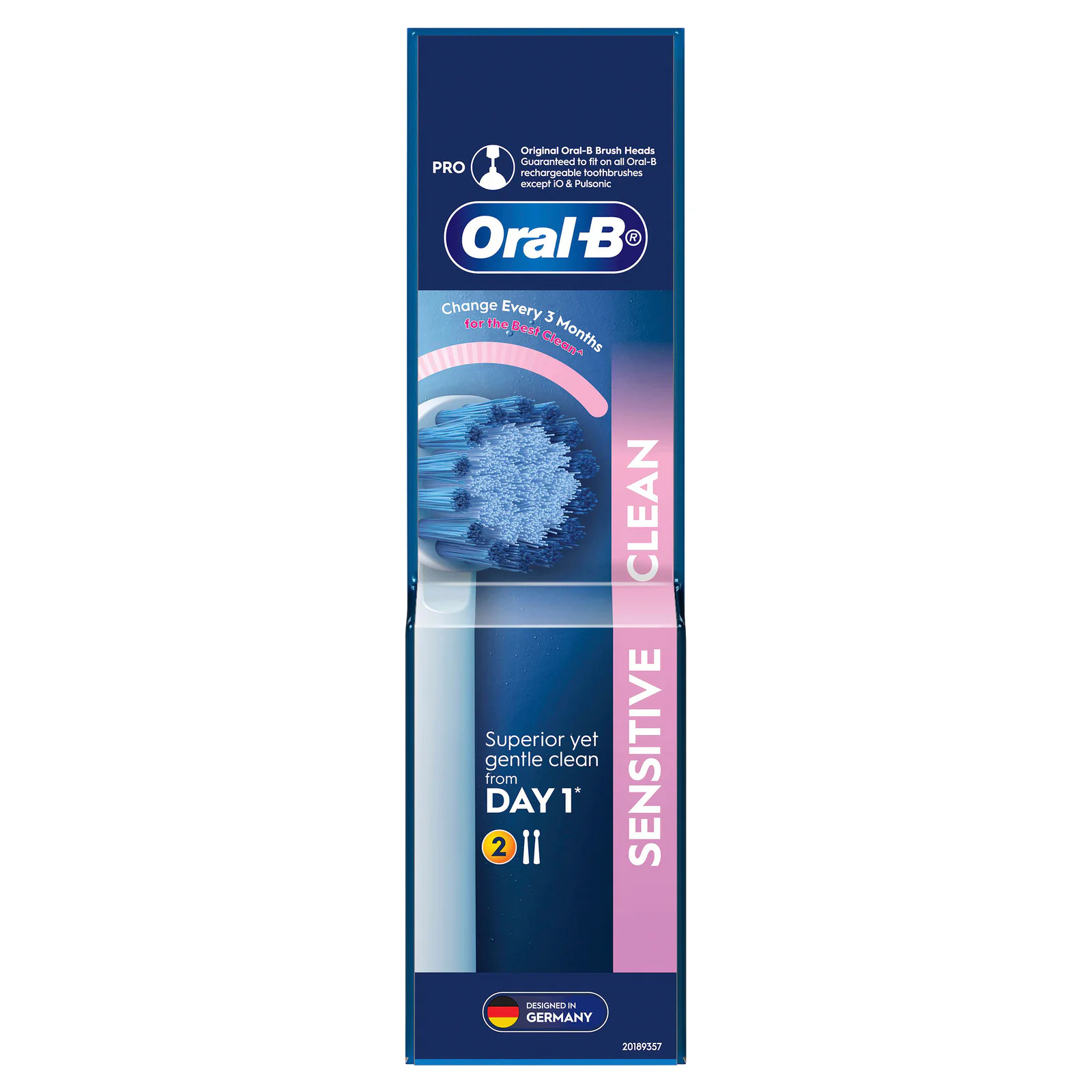 Oral-B Power Toothbrush Refill Sensitive Clean 2 pack