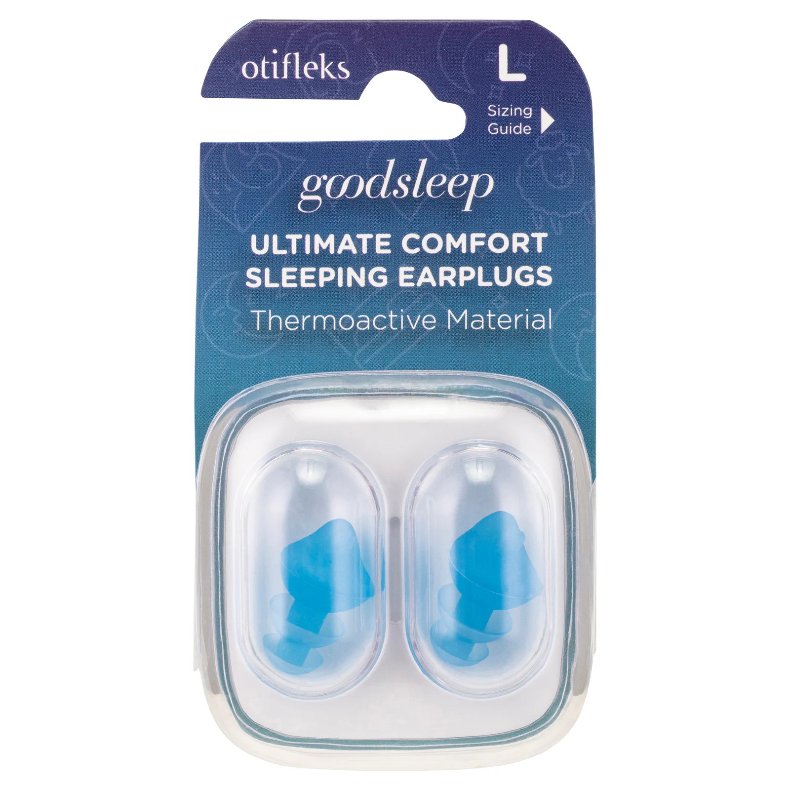 Otifleks Invisible Good Sleep Earplugs Large 1 pair