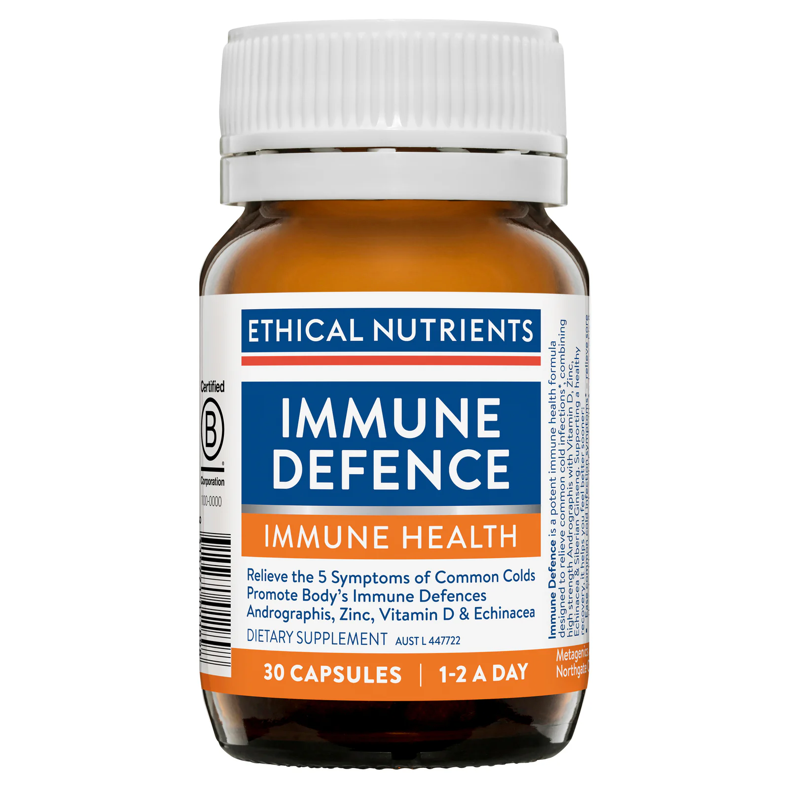 Ethical Nutrients Immune Defence 30 capsules