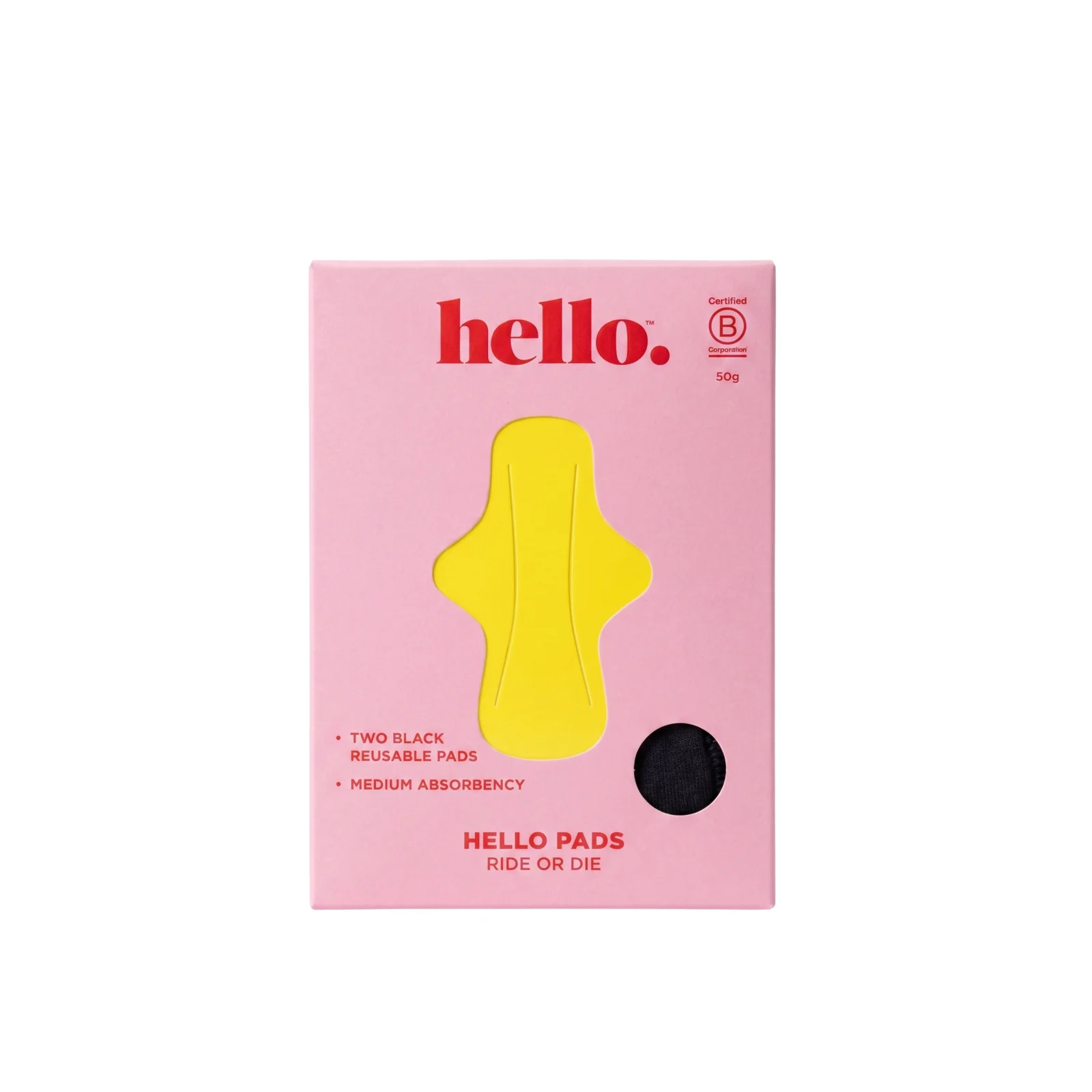 Hello Period Pads Ride Or Die 2 pack