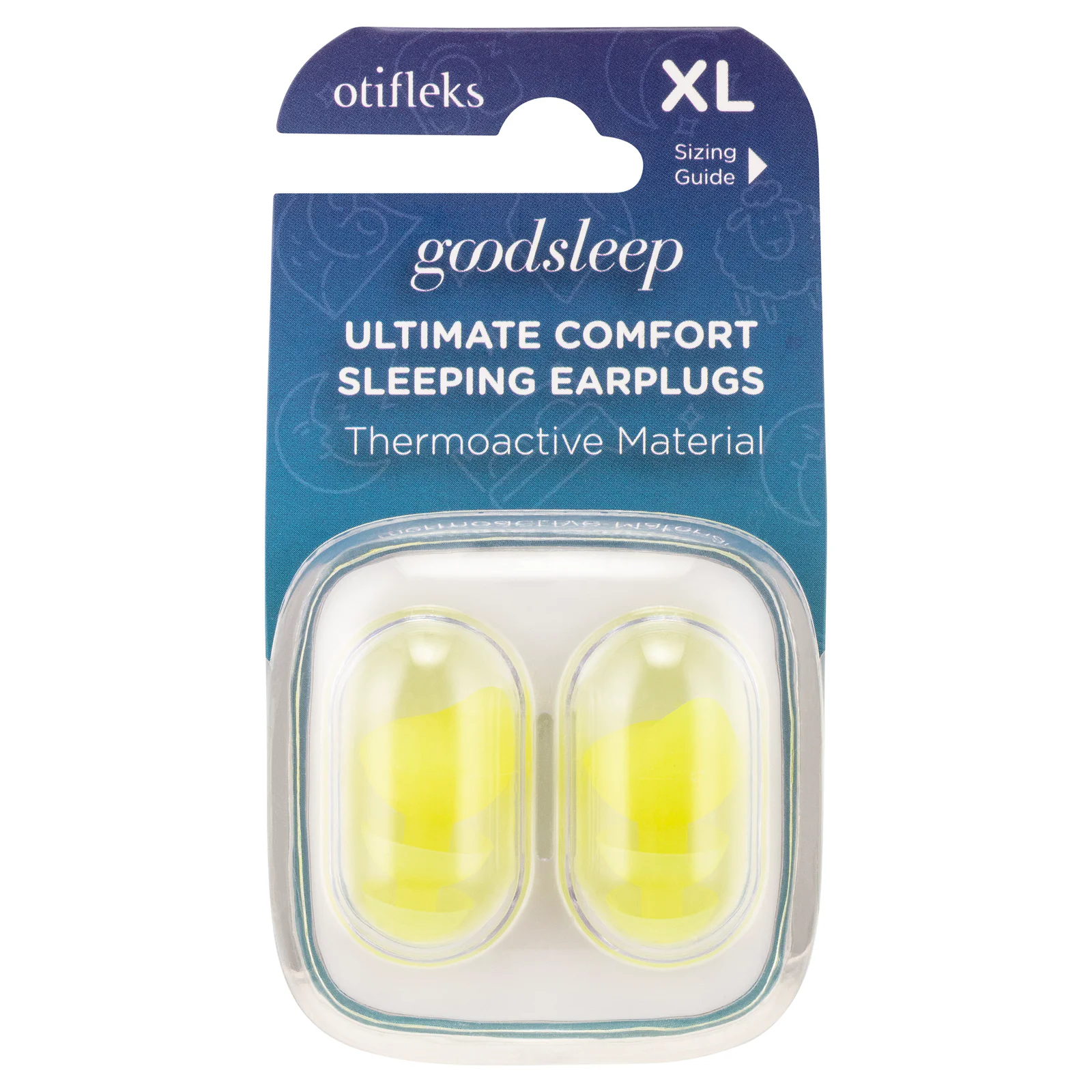 Otifleks Invisible Good Sleep Earplugs Extra Large 1 pair