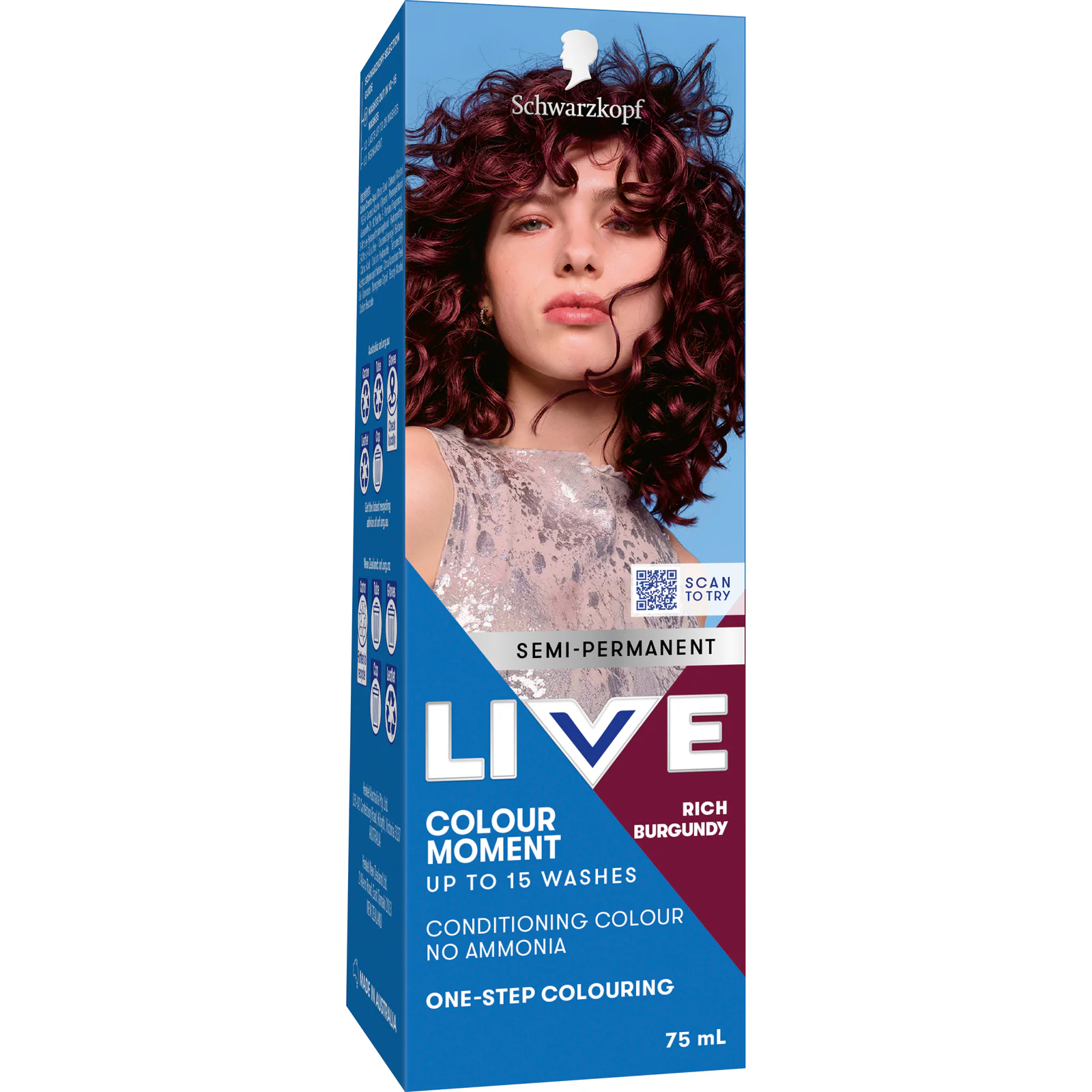 Schwarzkopf Live Colour Rich Burgundy 75ml