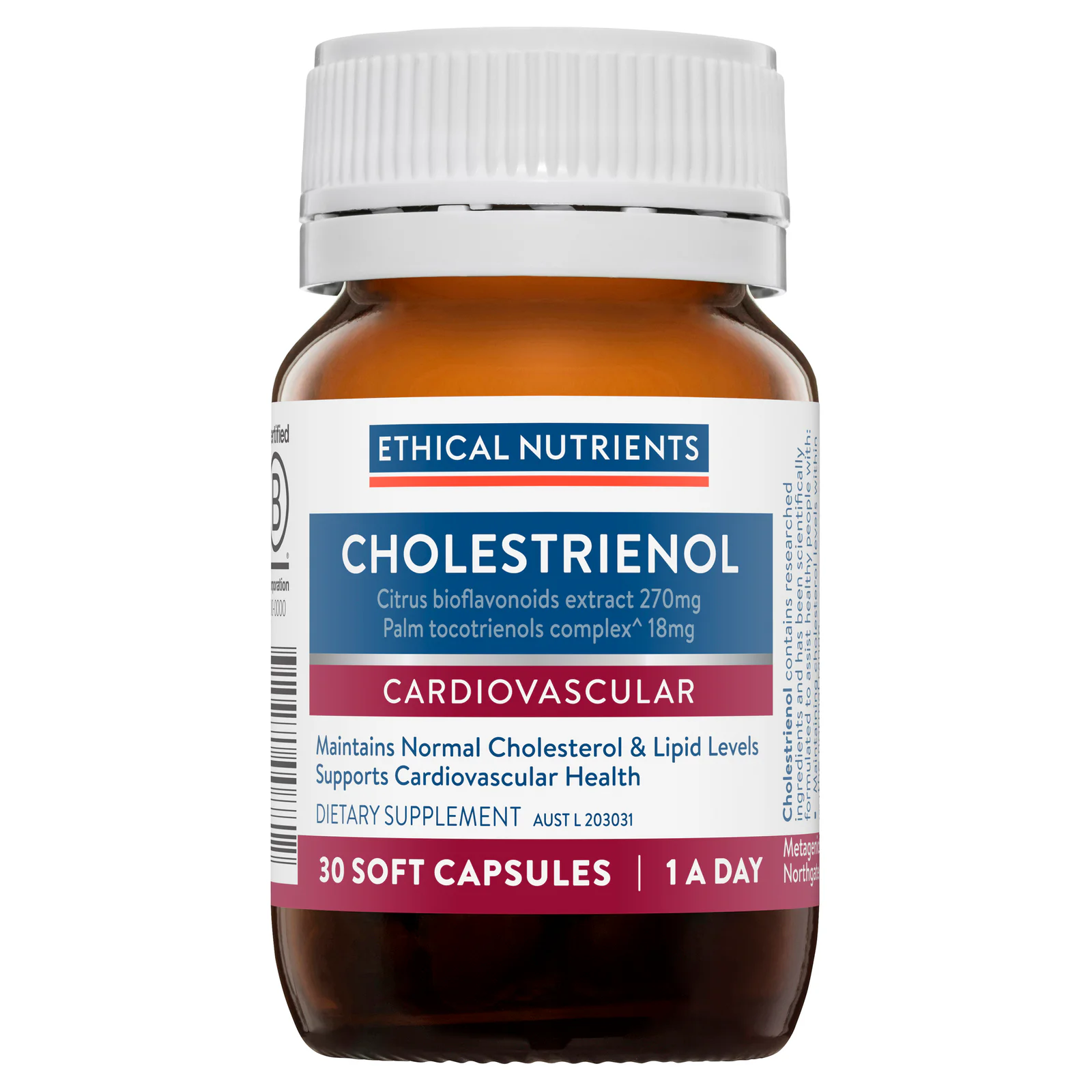 Ethical Nutrients Cholestrienol 30 capsules
