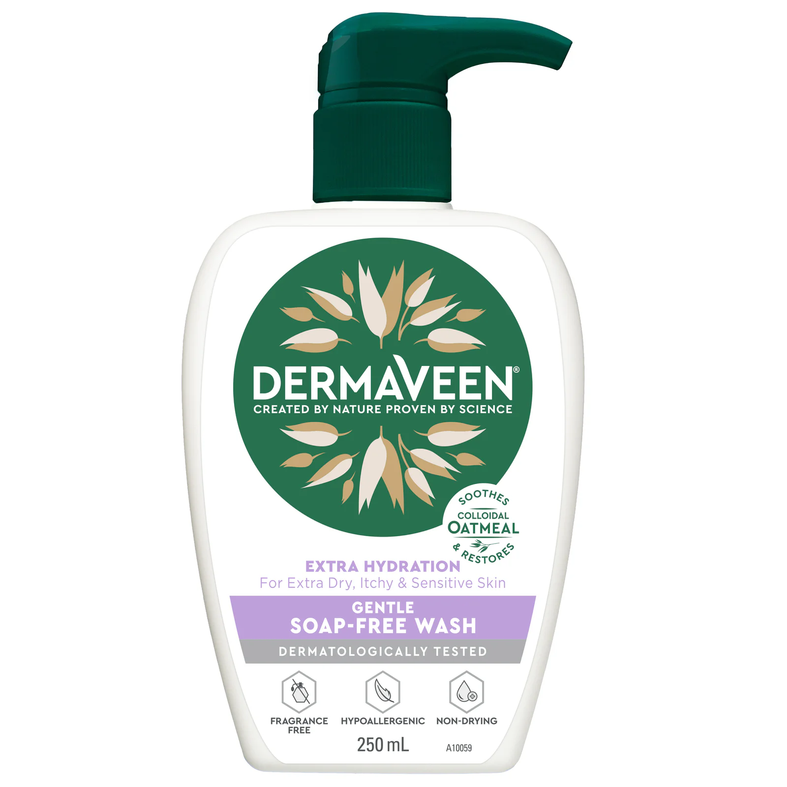 DermaVeen Extra Gentle Soap Free Wash 250ml