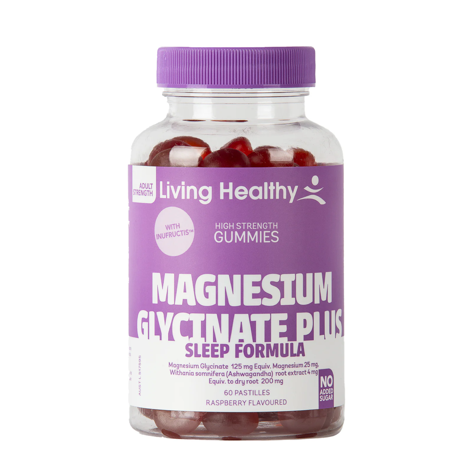 Living Healthy Magnesium Sleep Plus Ashwagandha Formula 60 pastilles