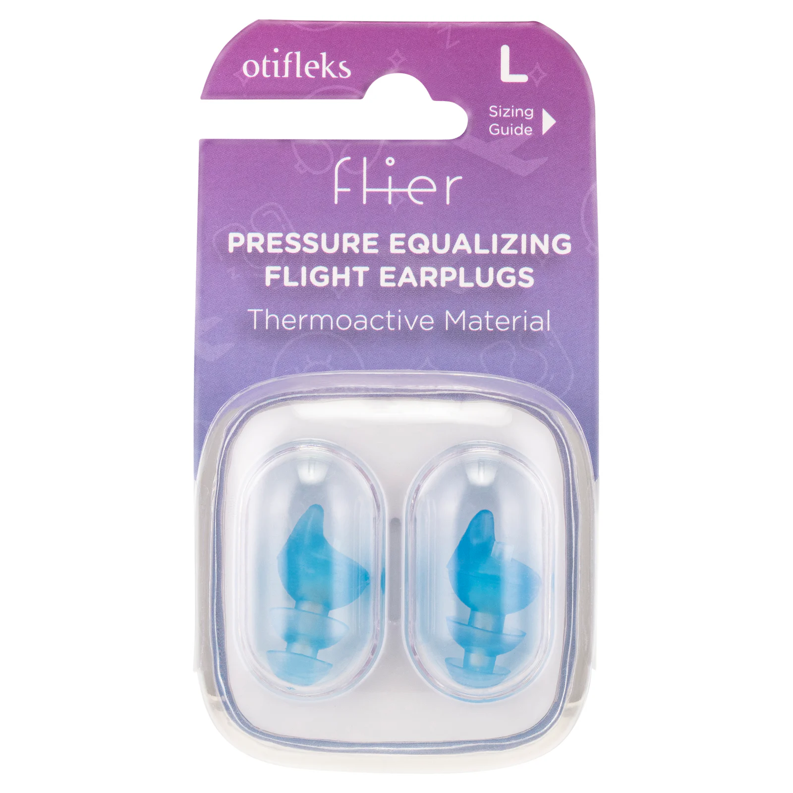 Otifleks Flier Flight Earplugs Large 1 Pair