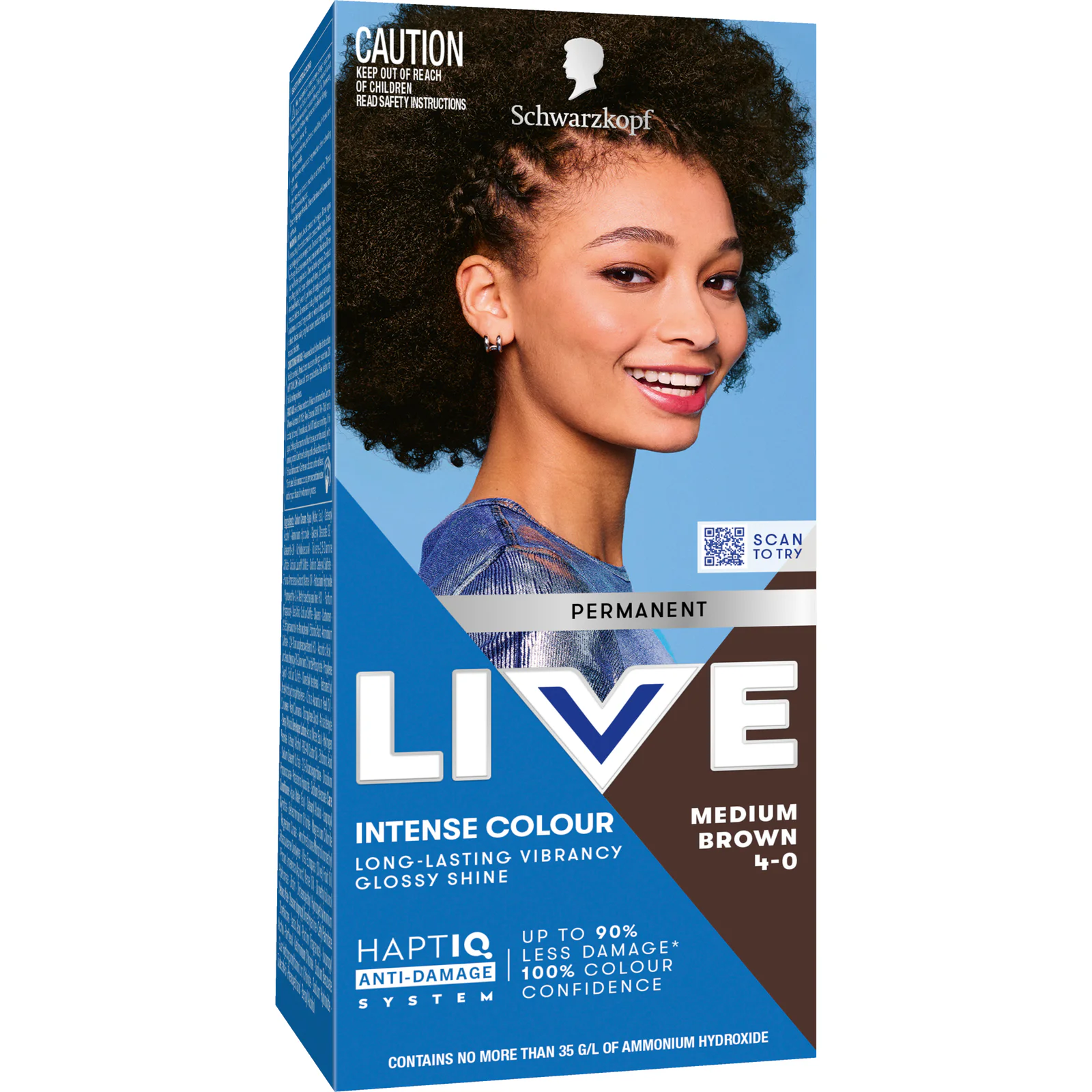 Schwarzkopf Live Colour Perm 4.0 Medium Brown 200g