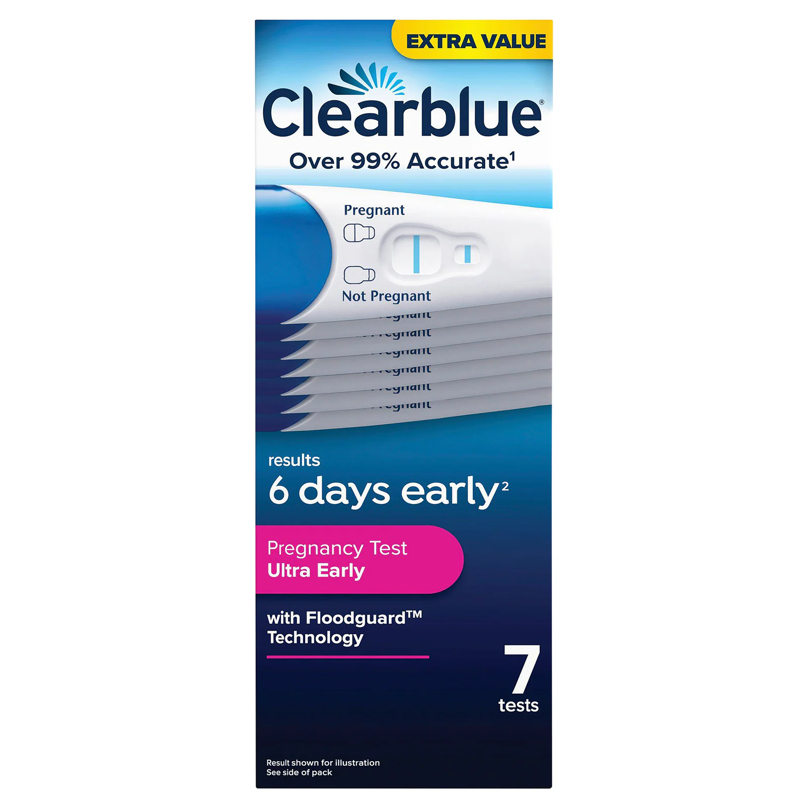 Clearblue Ultra Early Pregnancy Test Value pack 7 pack