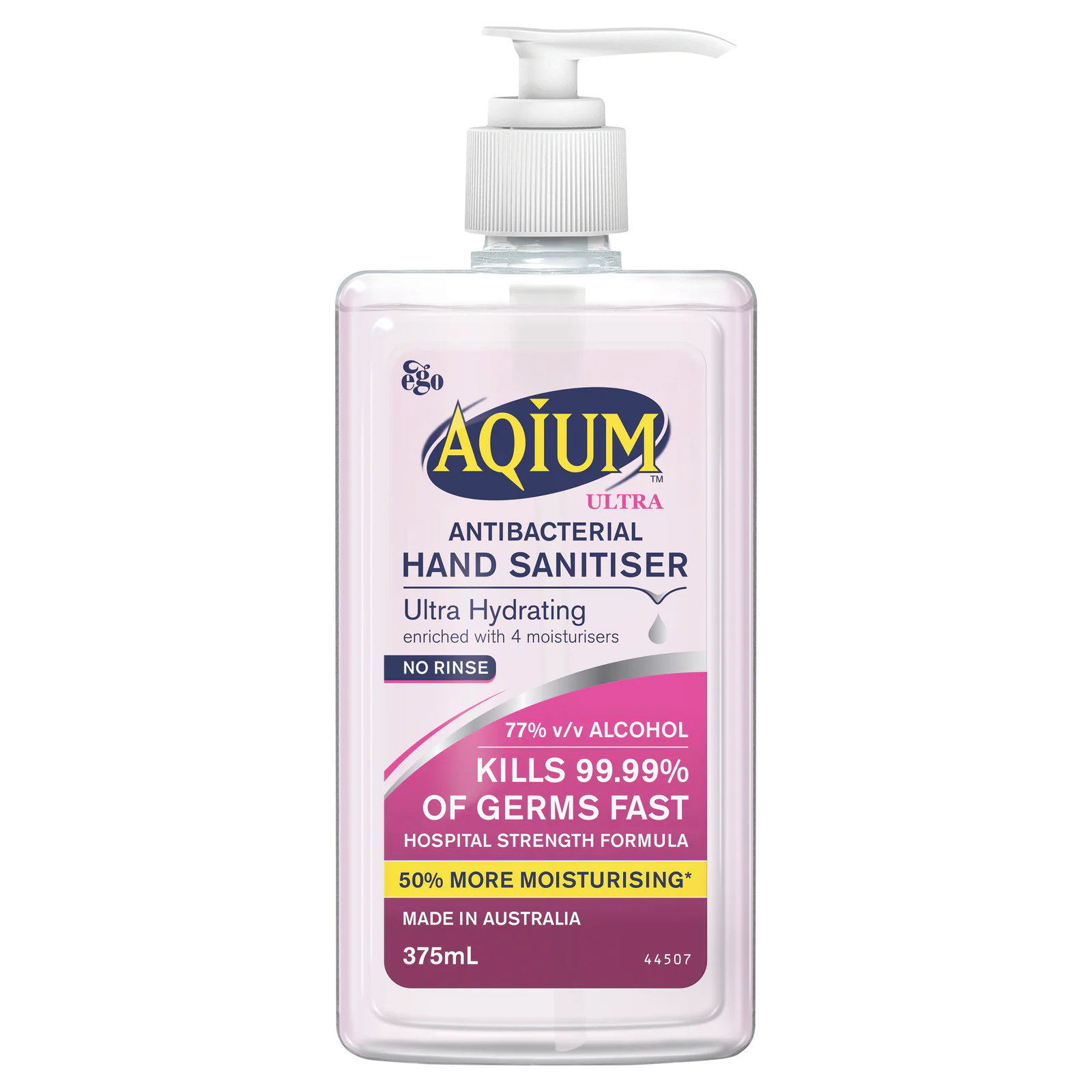 Ego Aqium Hand Sanitiser Ultra 375ml