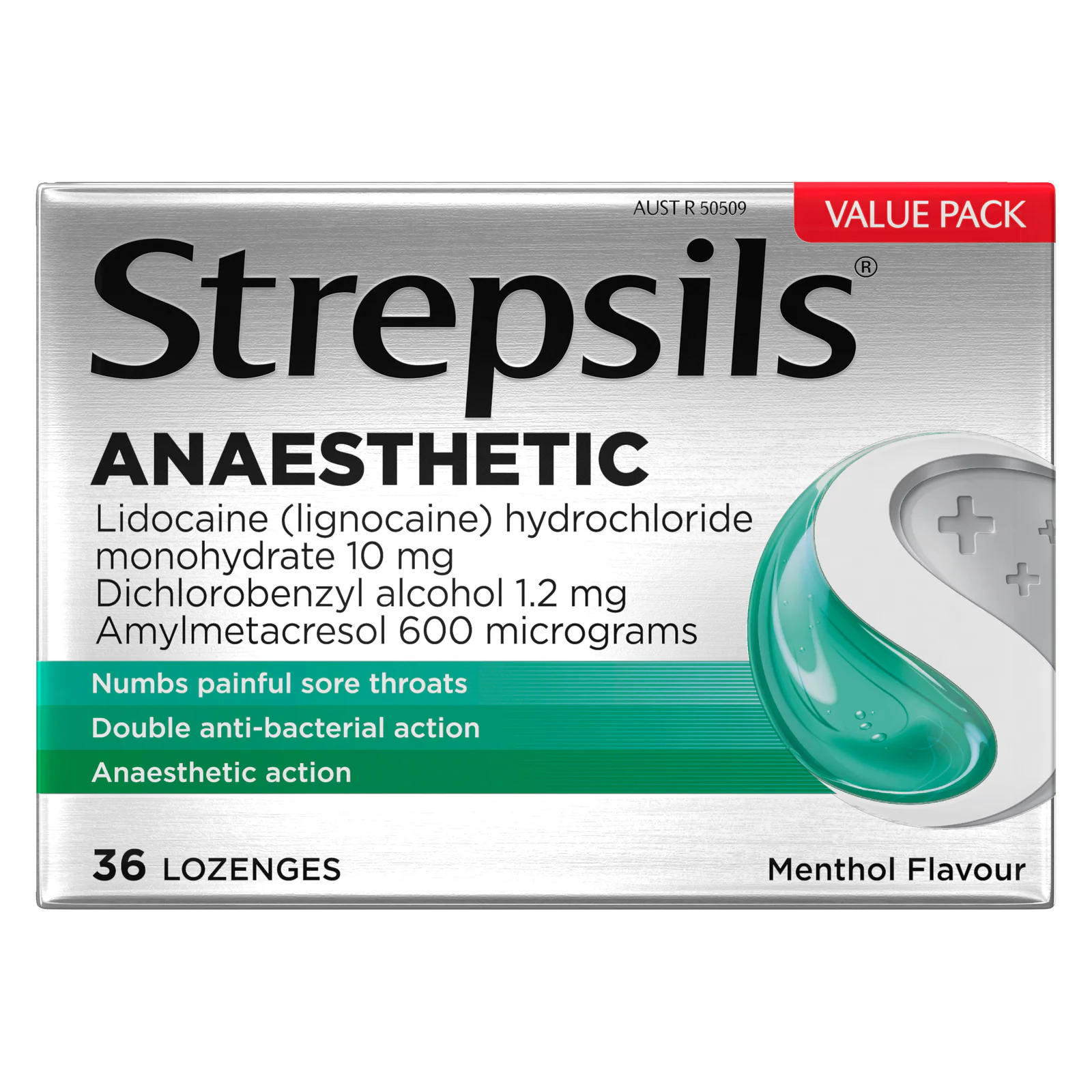 Strepsils Plus Anaesthetic 36 lozenges