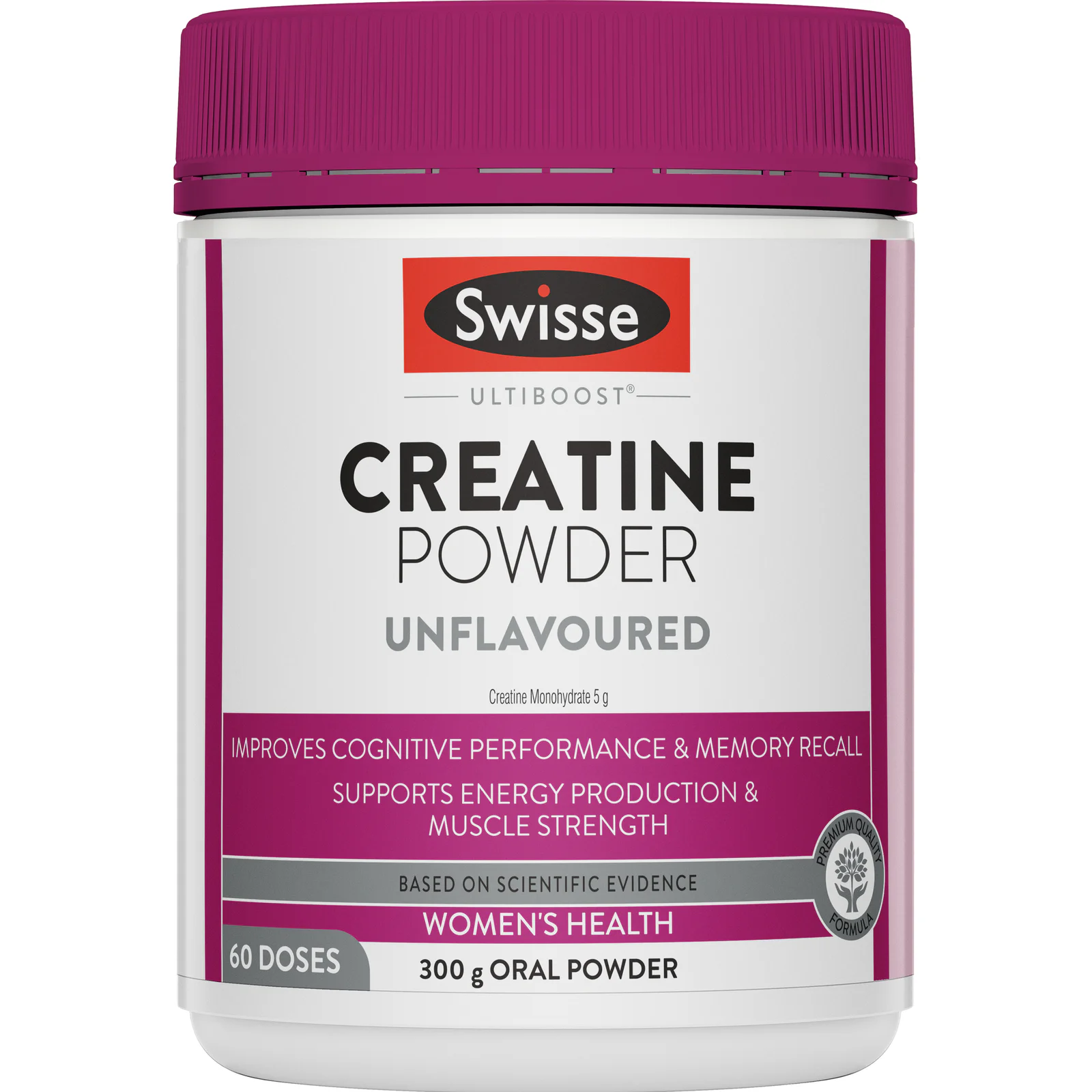 Swisse Ultiboost Creatine Powder Unflavoured 300g