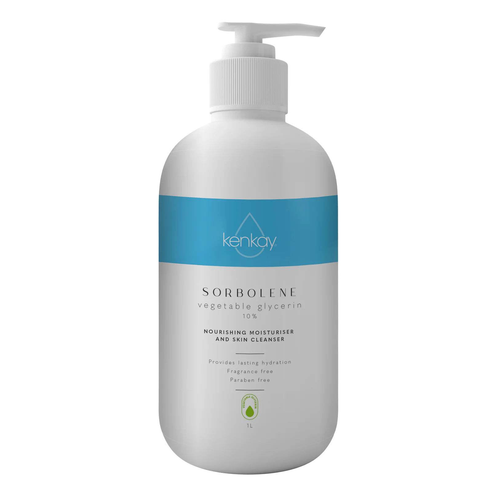 Kenkay Sorbolene with 10% Vegetable Glycerin Pump 1 Litre