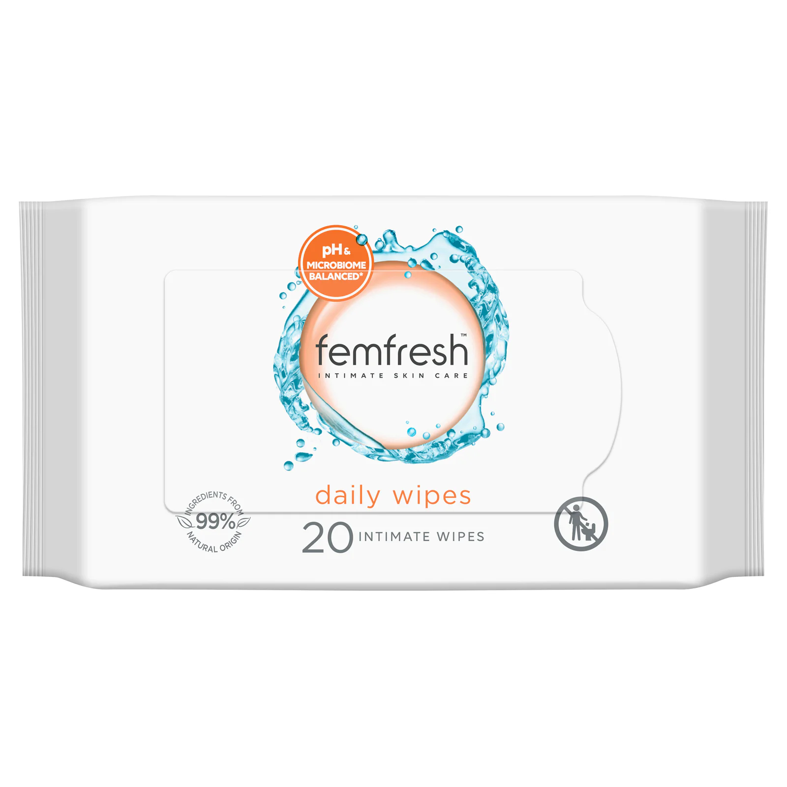 Femfresh Intimate Hygiene Cleansing Wipes 20 pack
