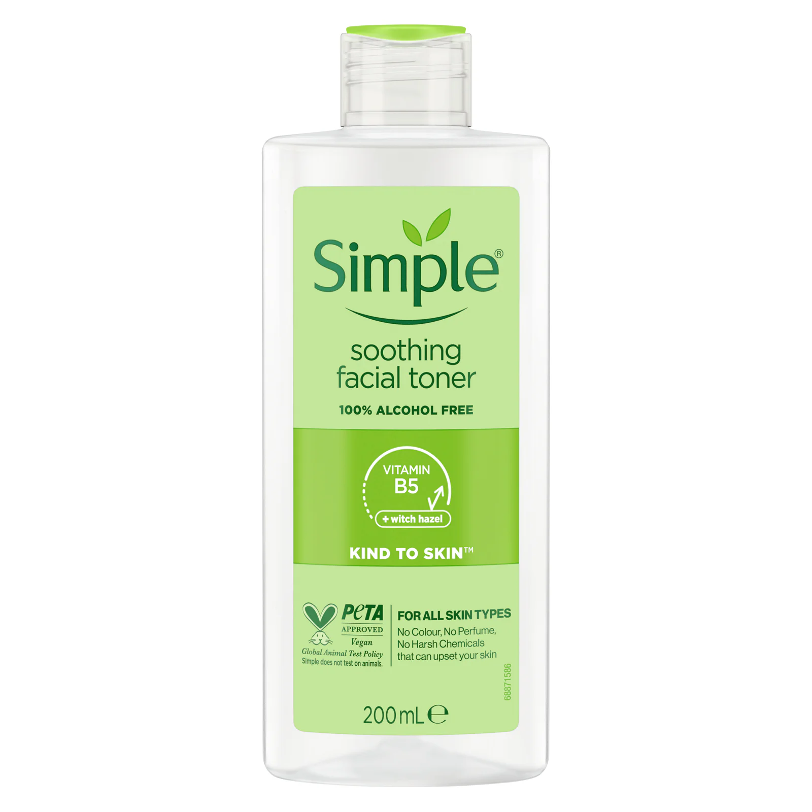 Simple Kind To Skin Soothing Facial Toner 200mL