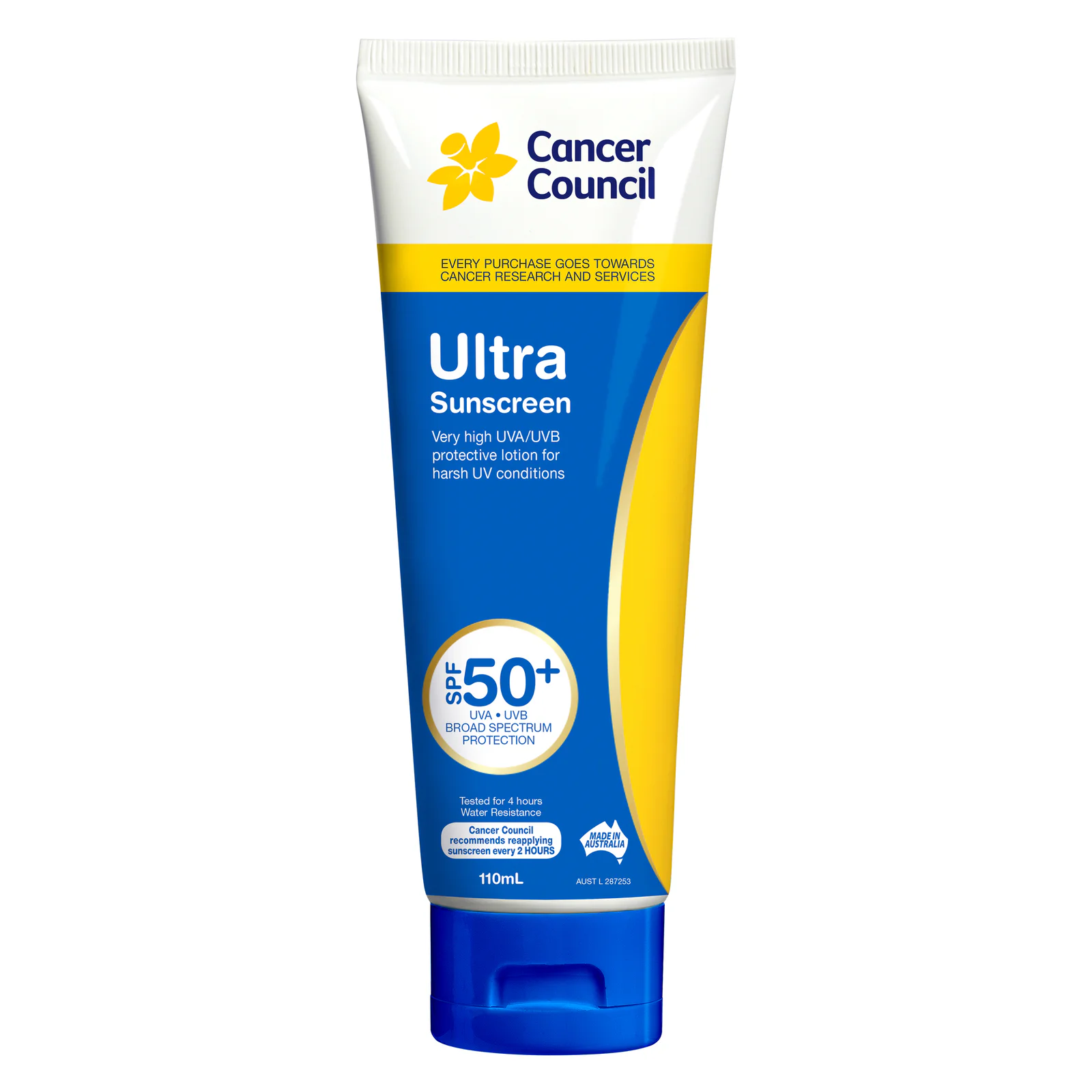 Cancer Council Ultra Sunscreen SPF50+ - 110ml