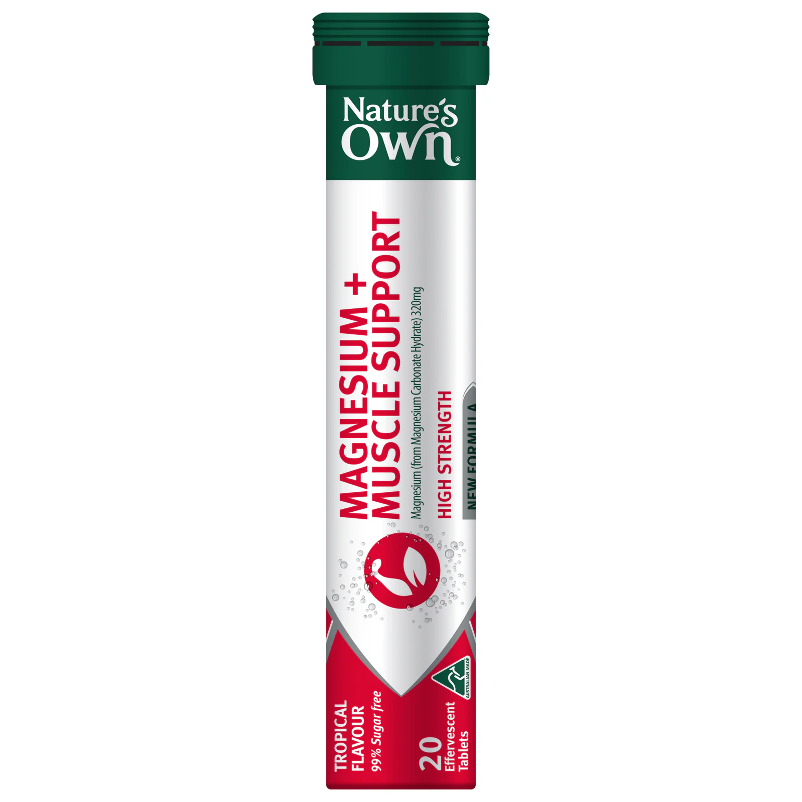 Nature's Own Magnesium + Muscle Support Effervescent Tablets 20 tablets