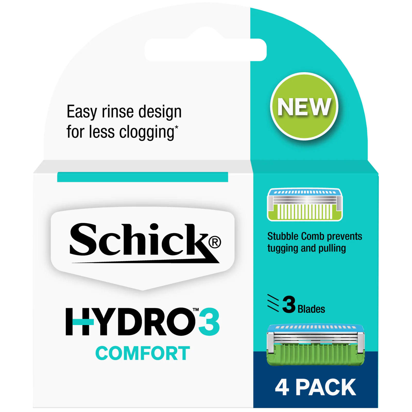 Schick Hydro 3 Refill Cartridges 4 Pack