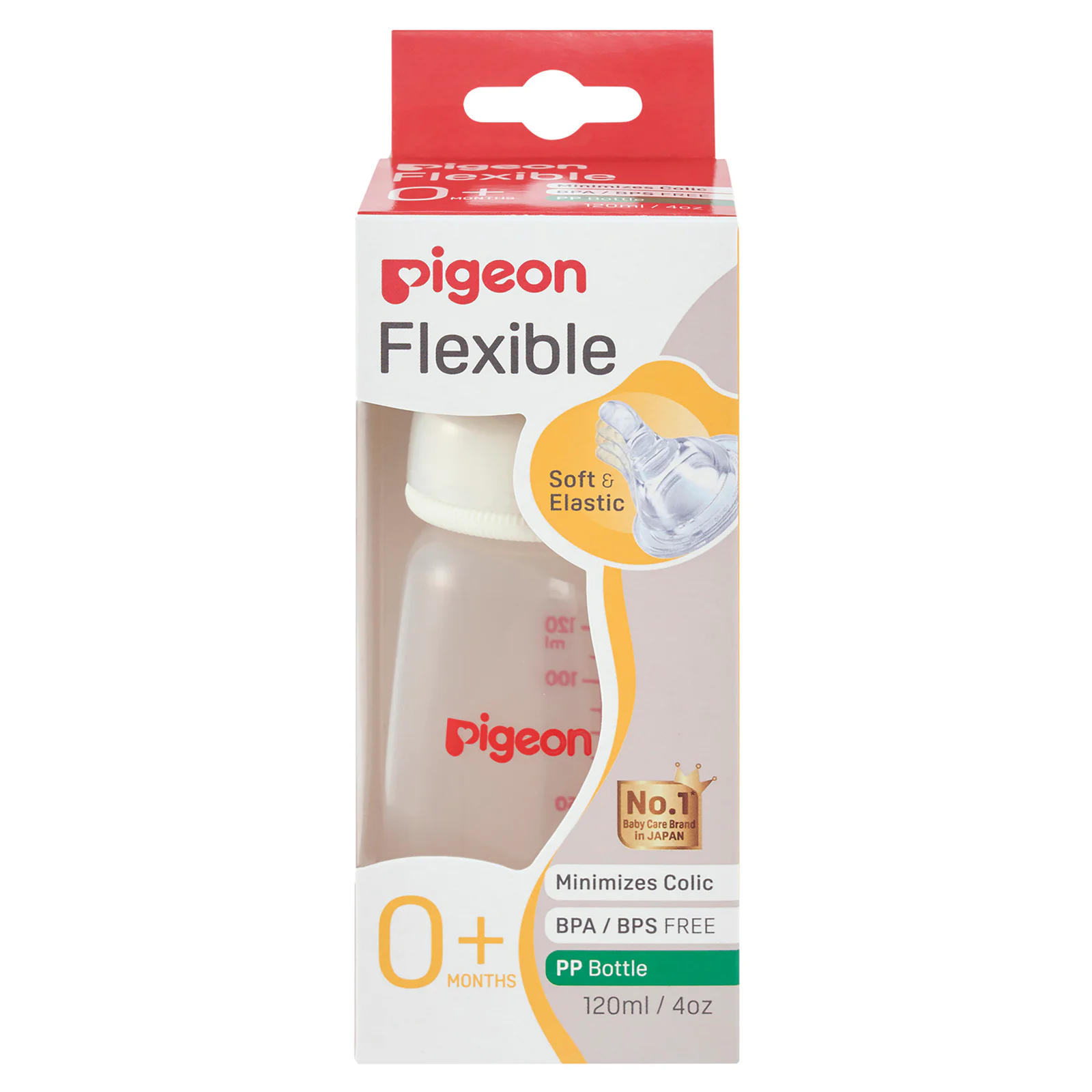 Pigeon Flexible Bottle PP 120ml - 1 pack