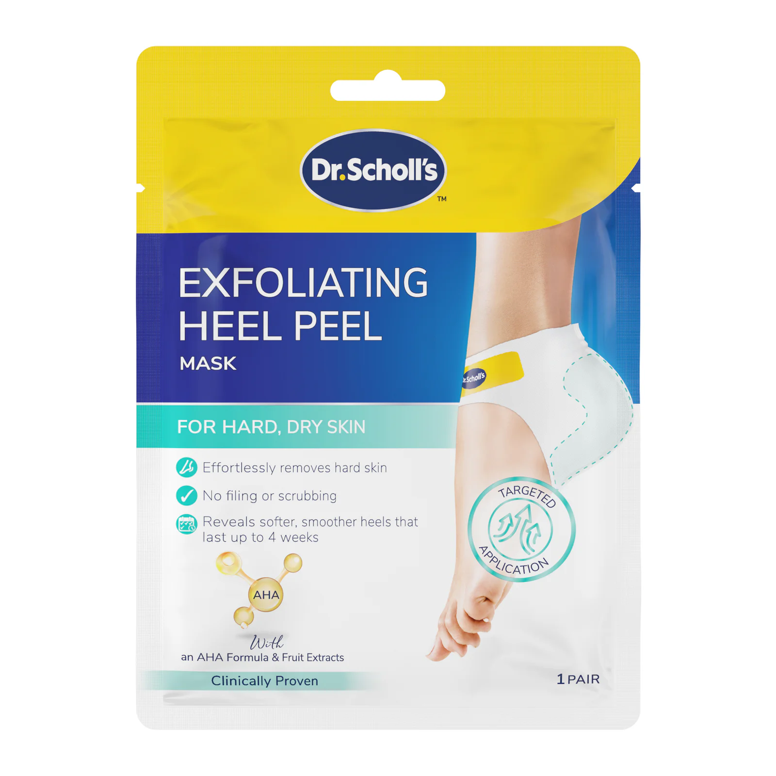Scholl Expert Care Exfoliating Heel Peel 1 Pair
