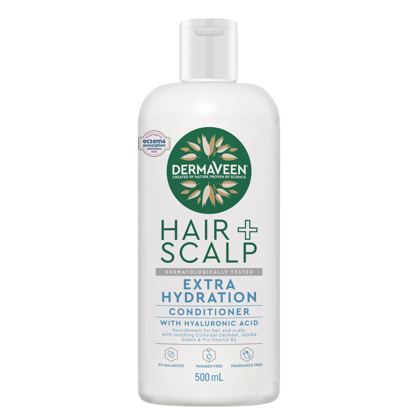 DermaVeen Hair & Scalp Extra Hydration Conditioner 500mL