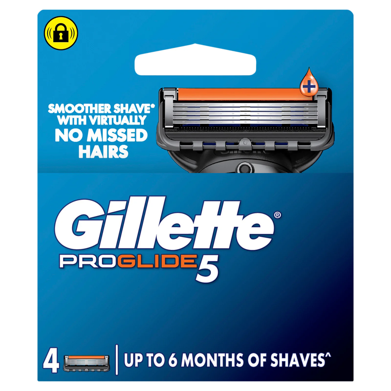 Gillette Fusion Proglide Manual Razor Blades 4 pack