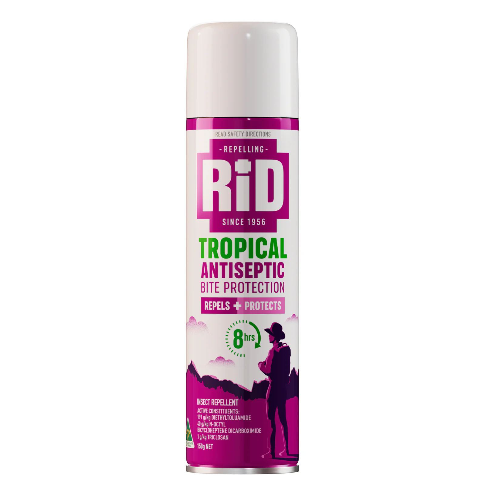 Rid Tropical Antiseptic Bite Protection Aerosol 150g