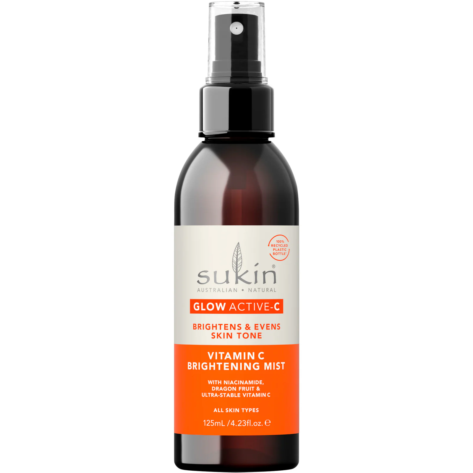 Sukin Glow Active C Brightening Facial Mist 125ml