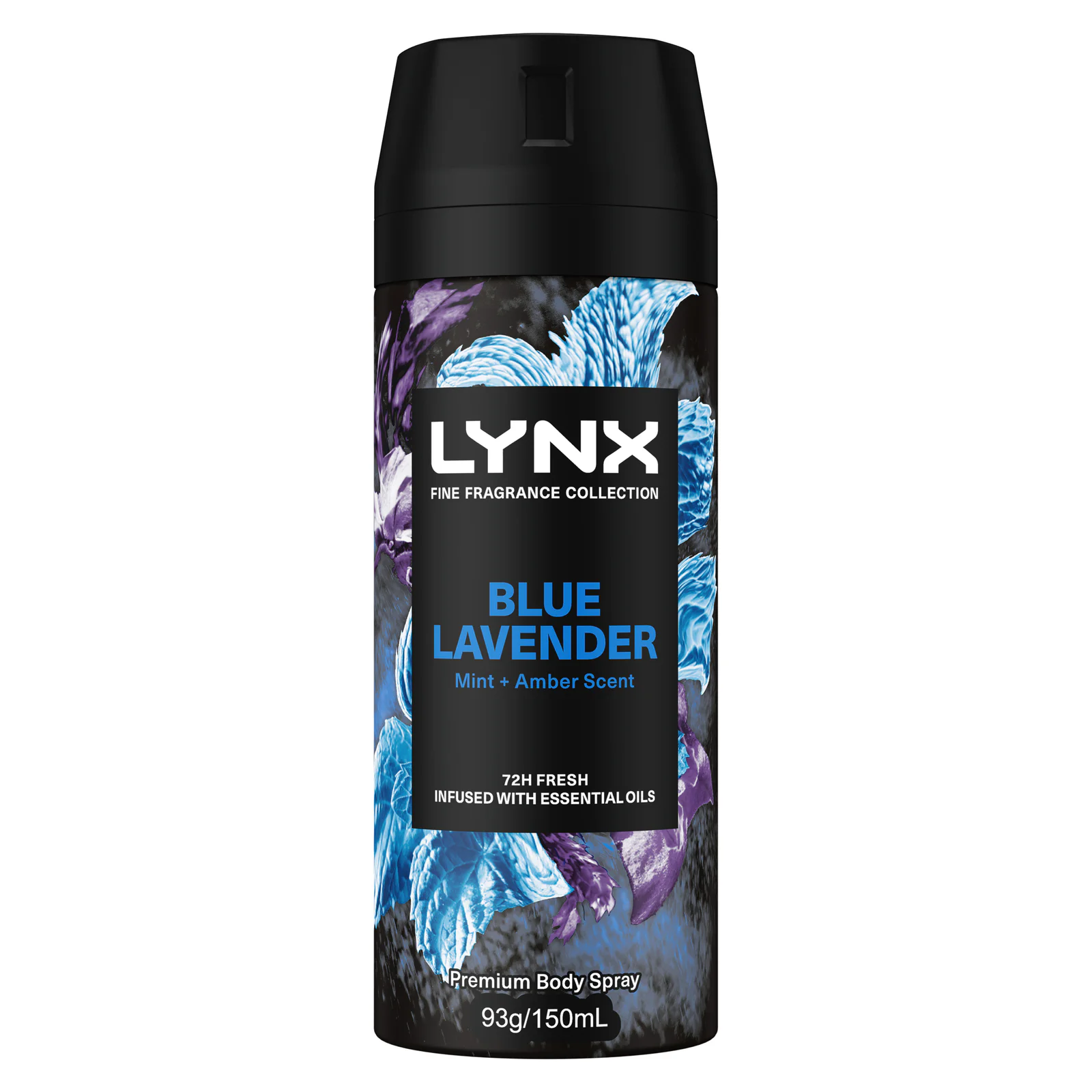 Lynx Fine Fragrance Body Spray Blue Lavender 150mL