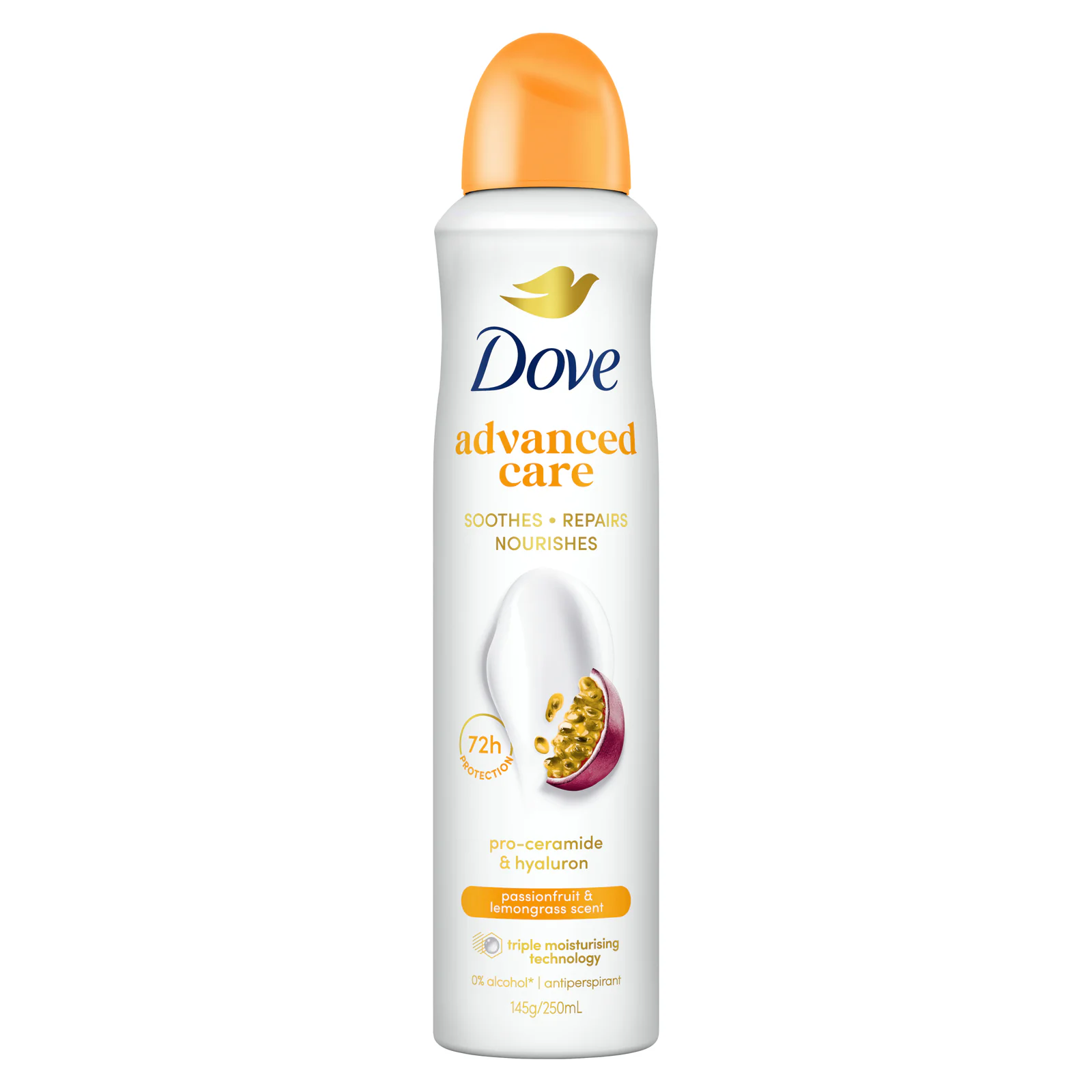 Dove Advanced Care Passionfruit & Lemongrass Antiperspirant Deodorant 250mL