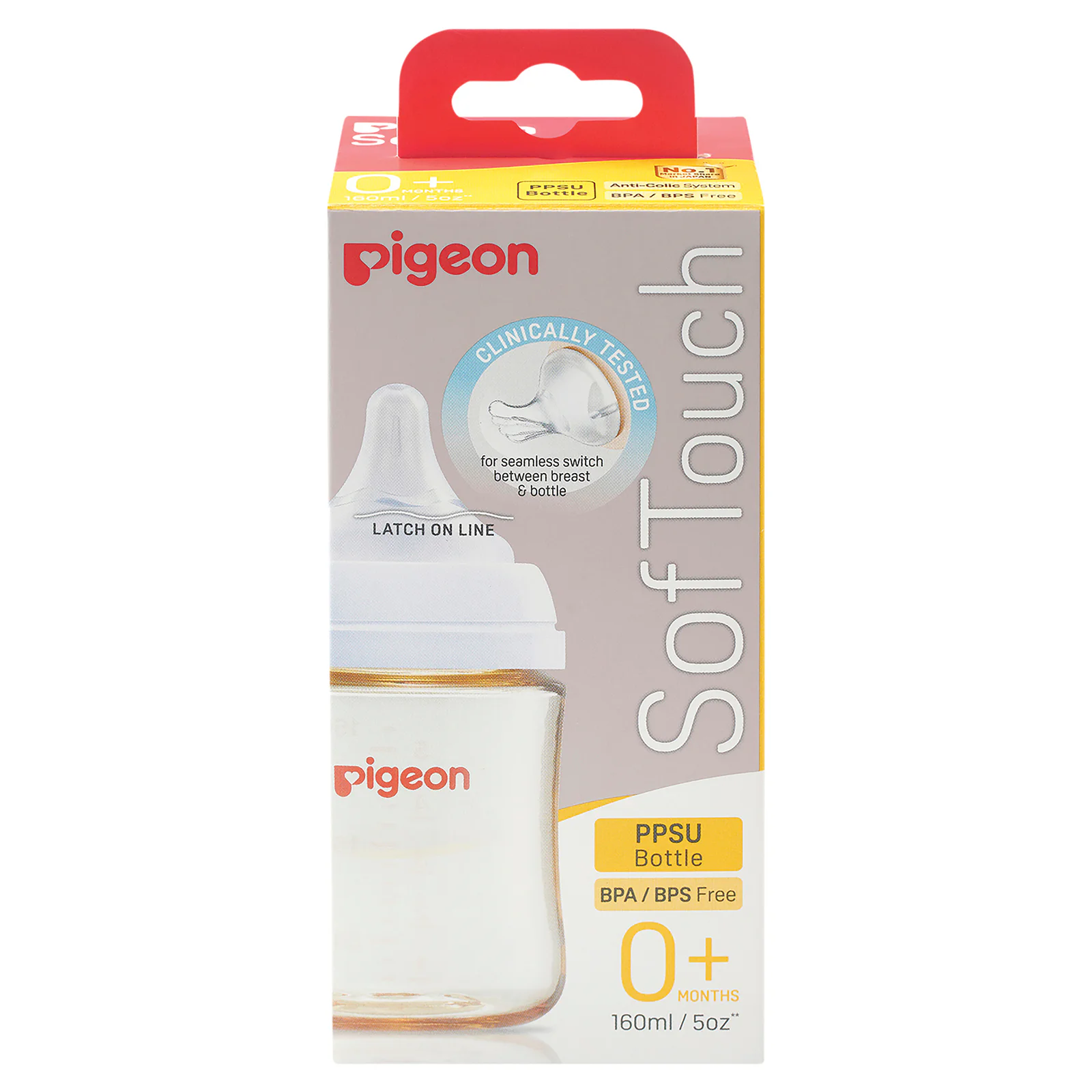 Pigeon Softouch 3 Nursing Bottle PPSU SS 160ml