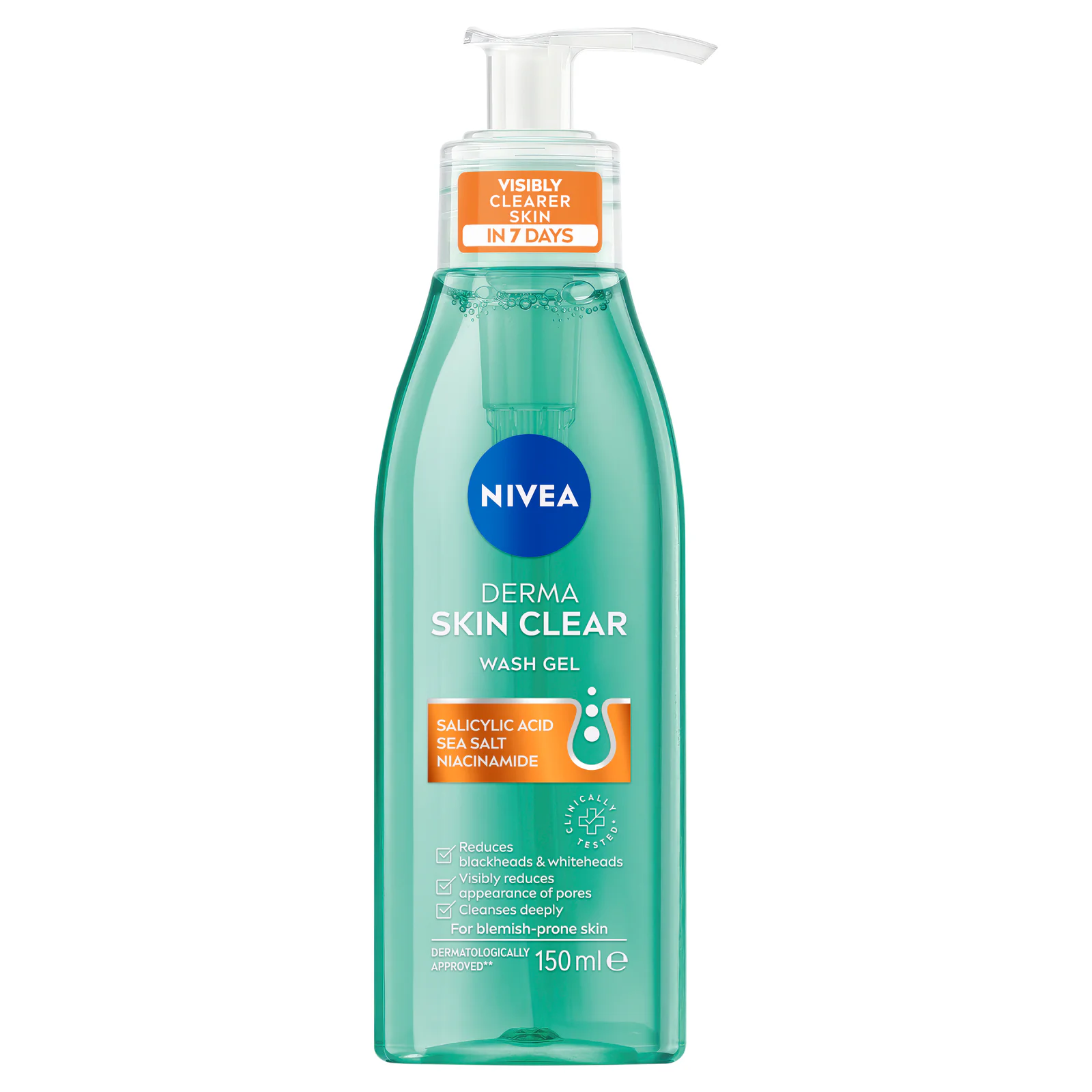 Nivea Derma Skin Clear Wash Gel 150ml