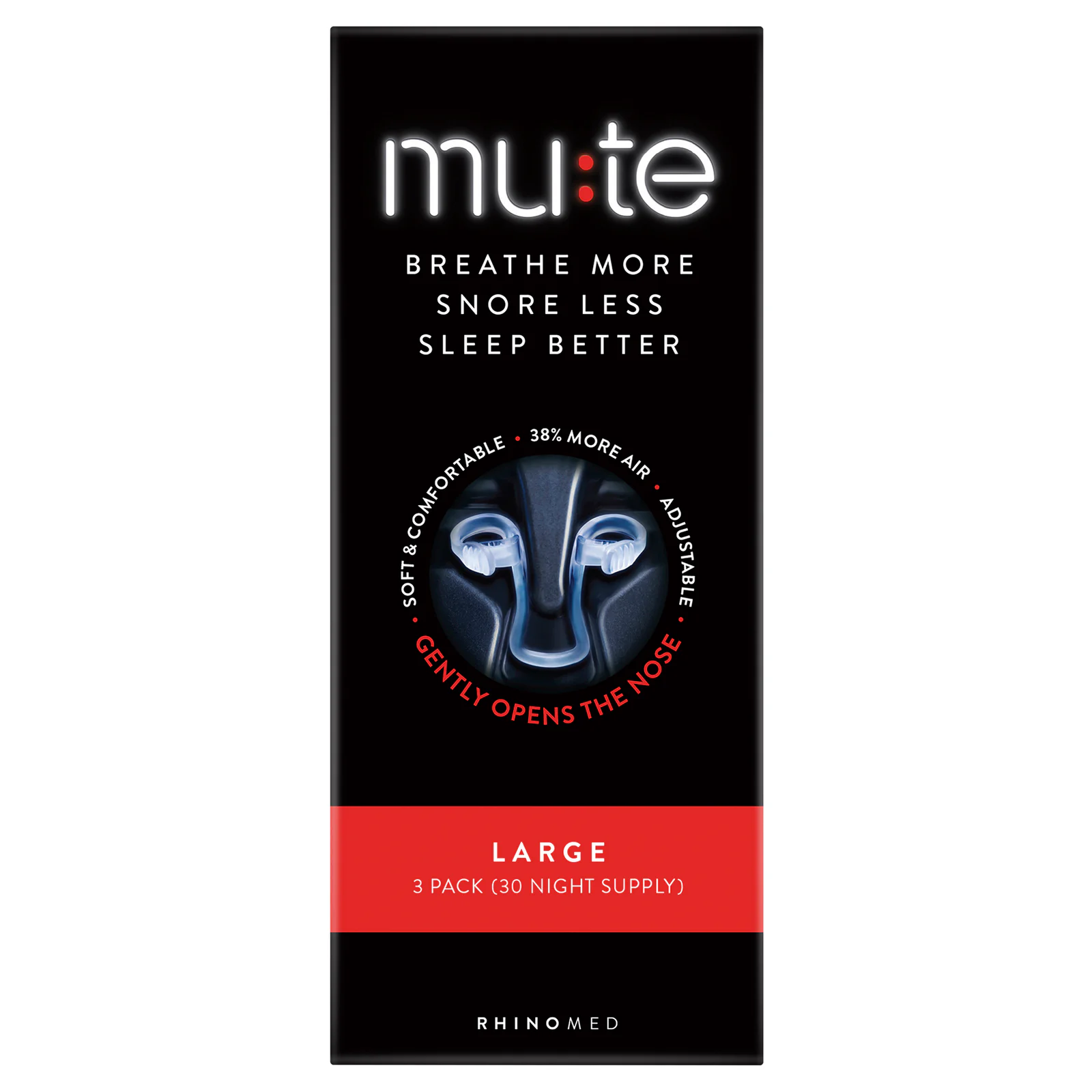 Mute Snoring Device Large 3 pack