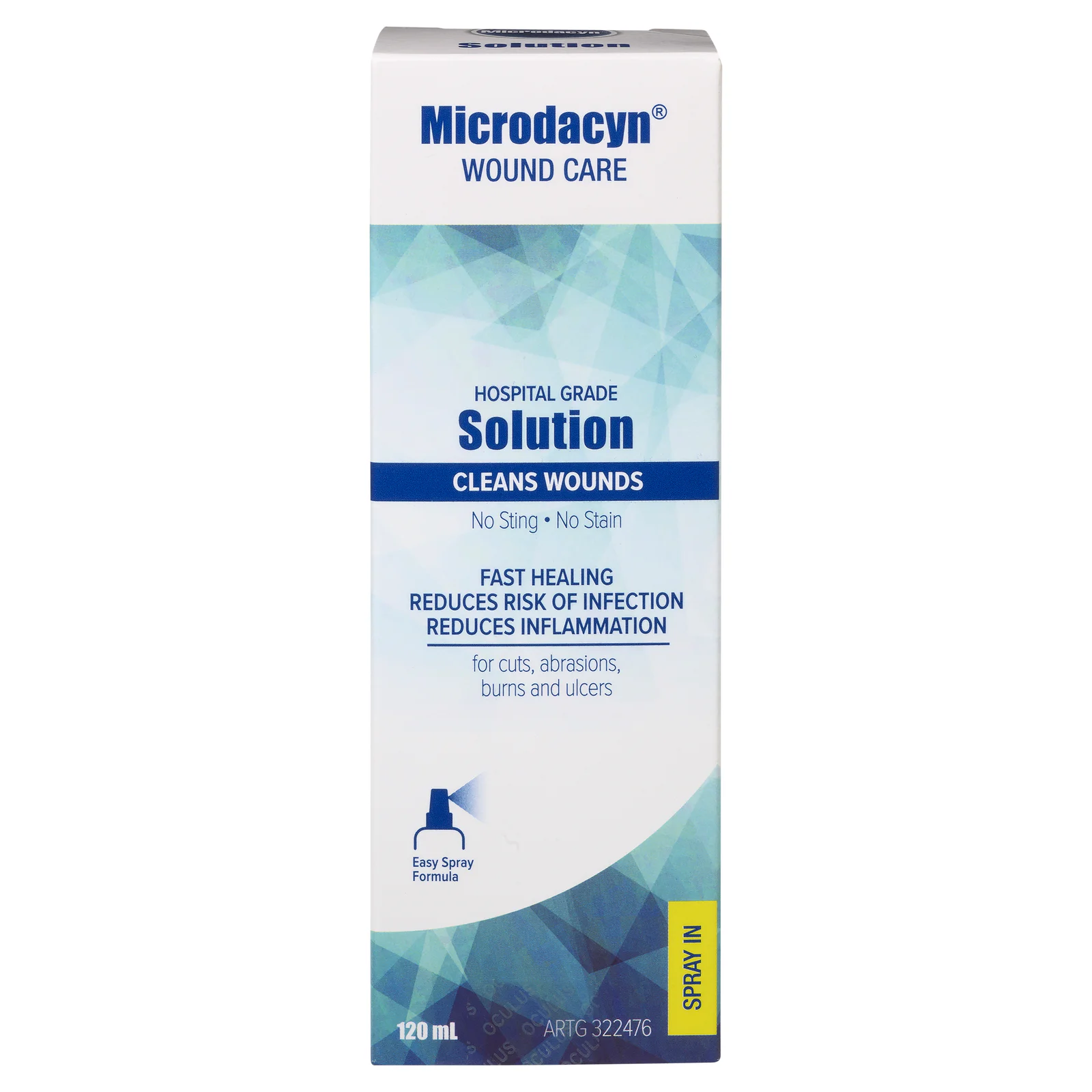 Microdacyn Wound Care Solution Liquid Spray 120ml