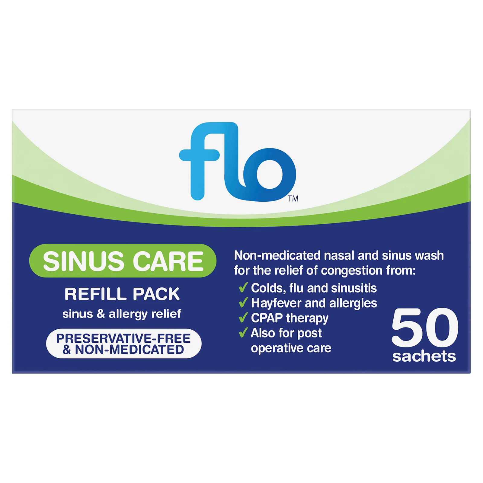 FLO Sinus Care Refill 50 sachets
