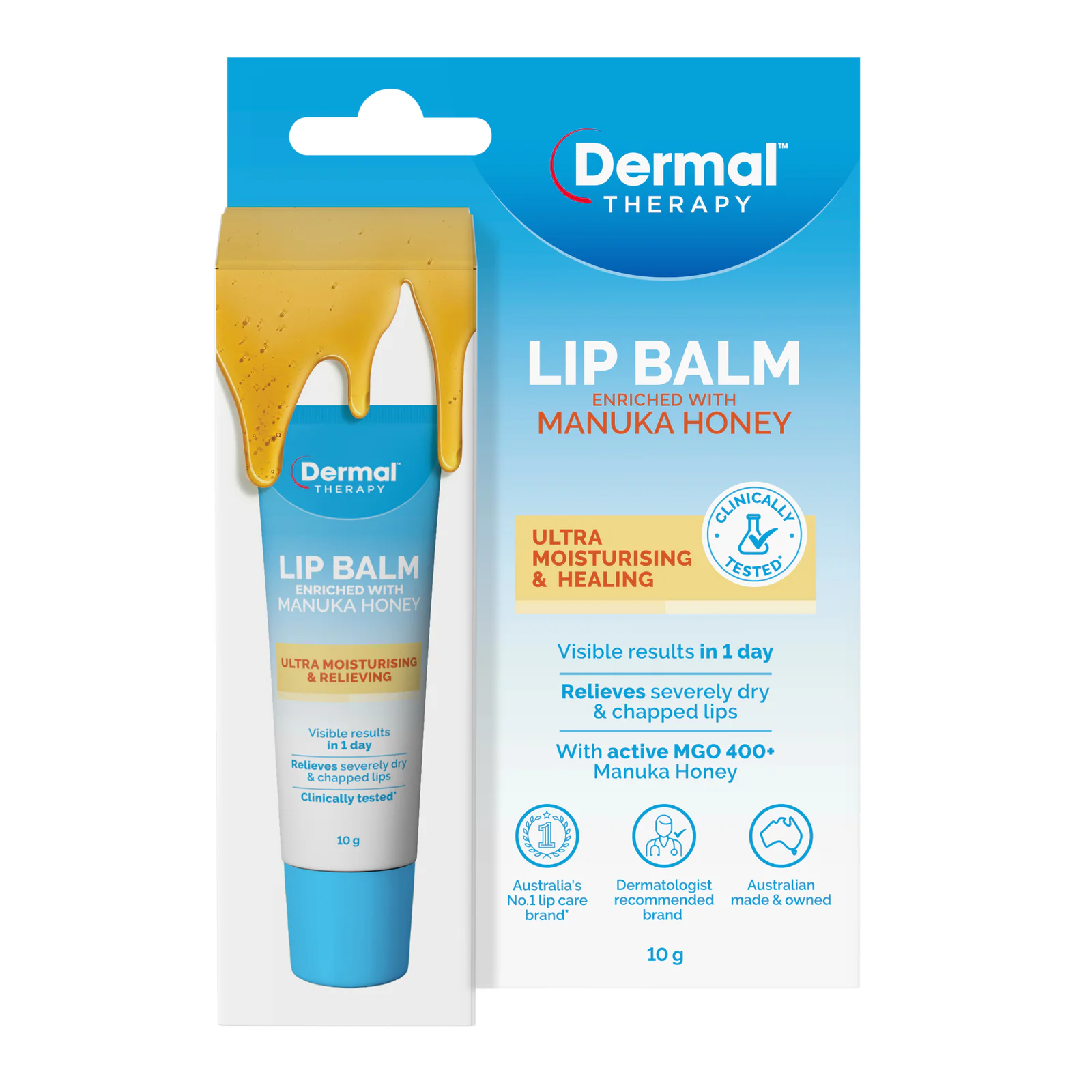 Dermal Therapy Lip Balm Manuka Honey 10g