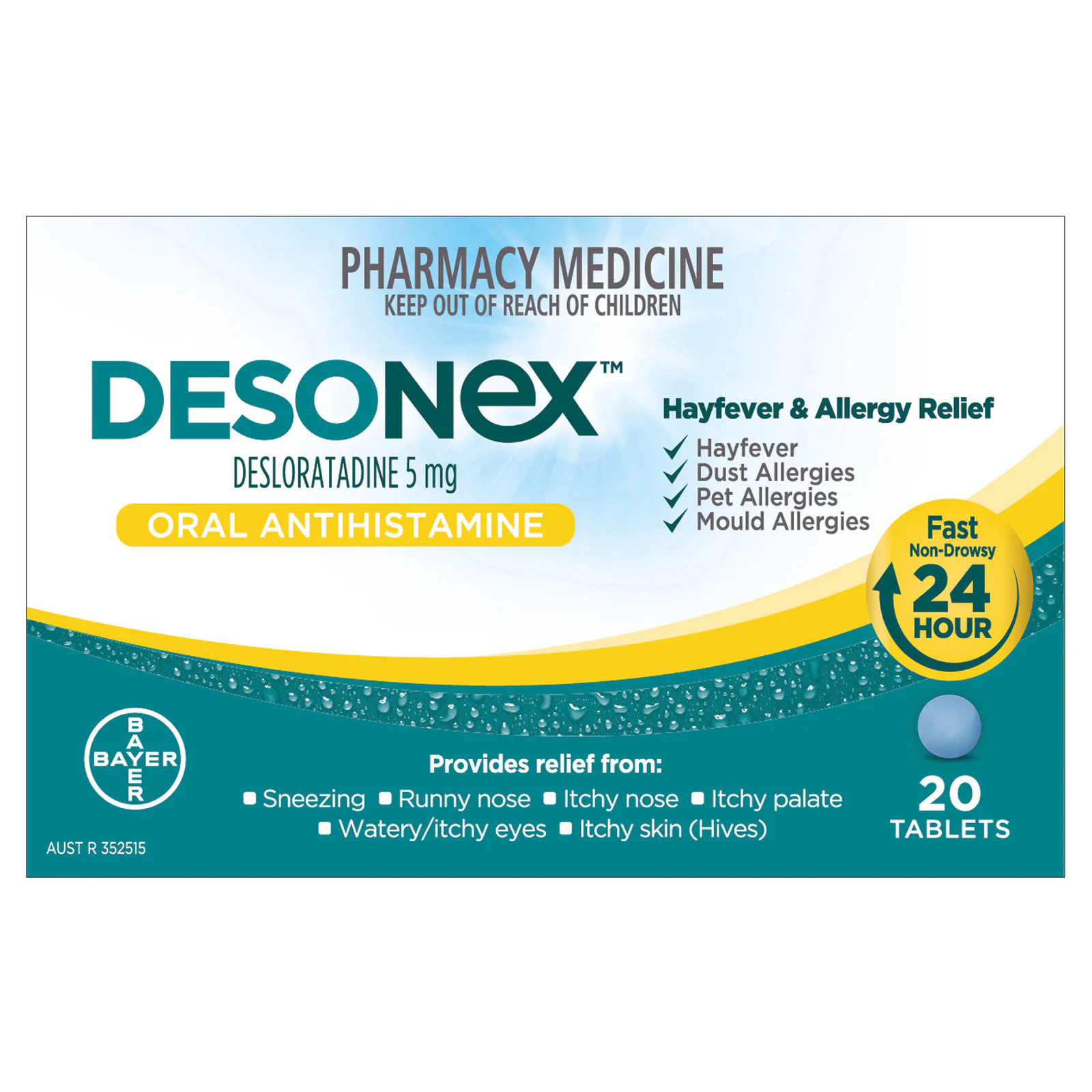 Desonex Desloratadine 5mg - 20 tablets