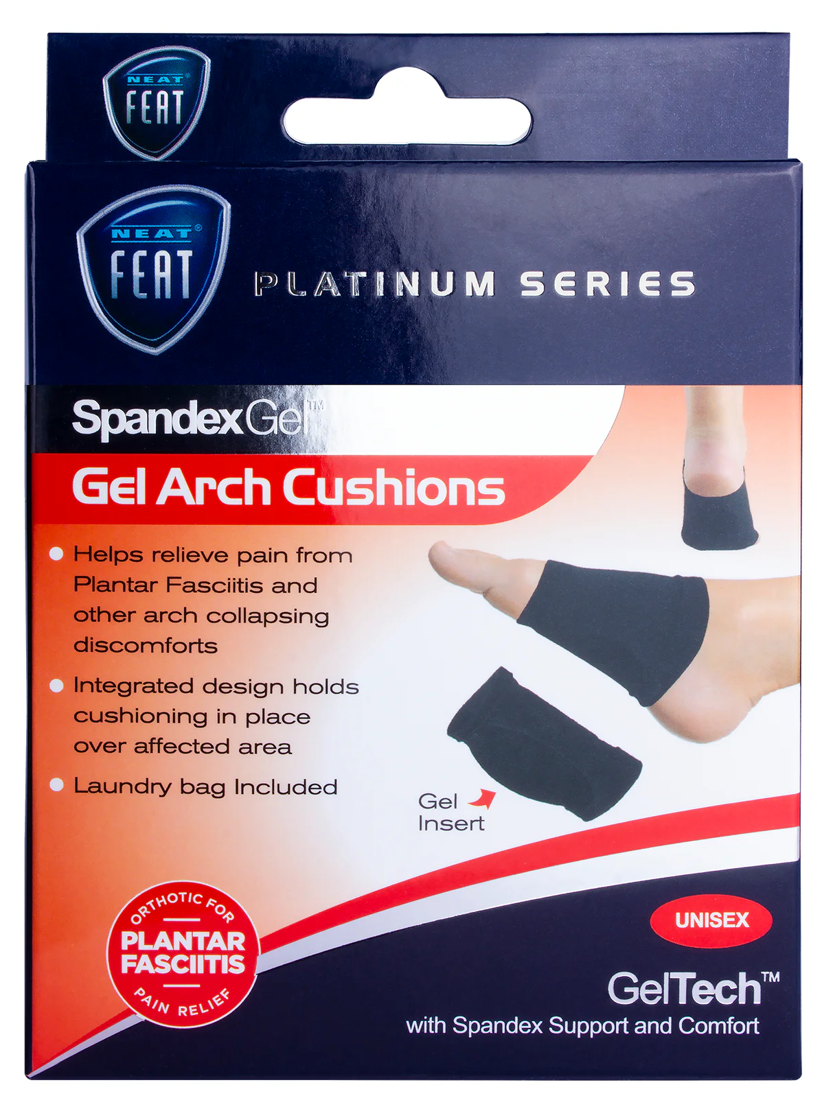 Neat Feat Spandex Arch Cushion Sleeve 1 pair