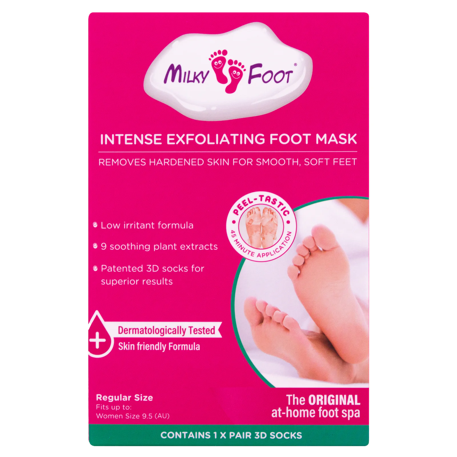 Milky Foot Intense Exfoliating Foot Mask Regular