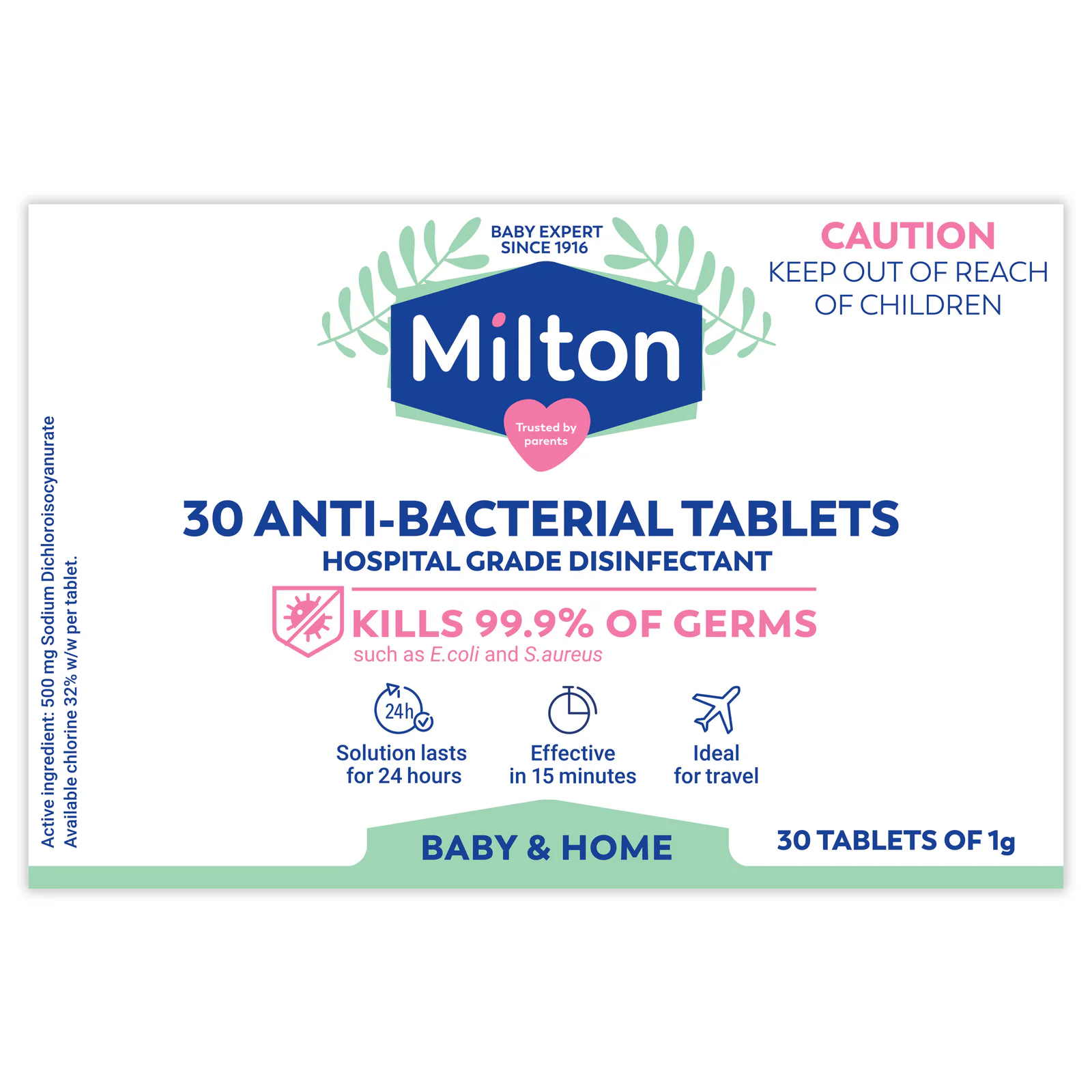 Milton Anti-Bacterial 30 tablets