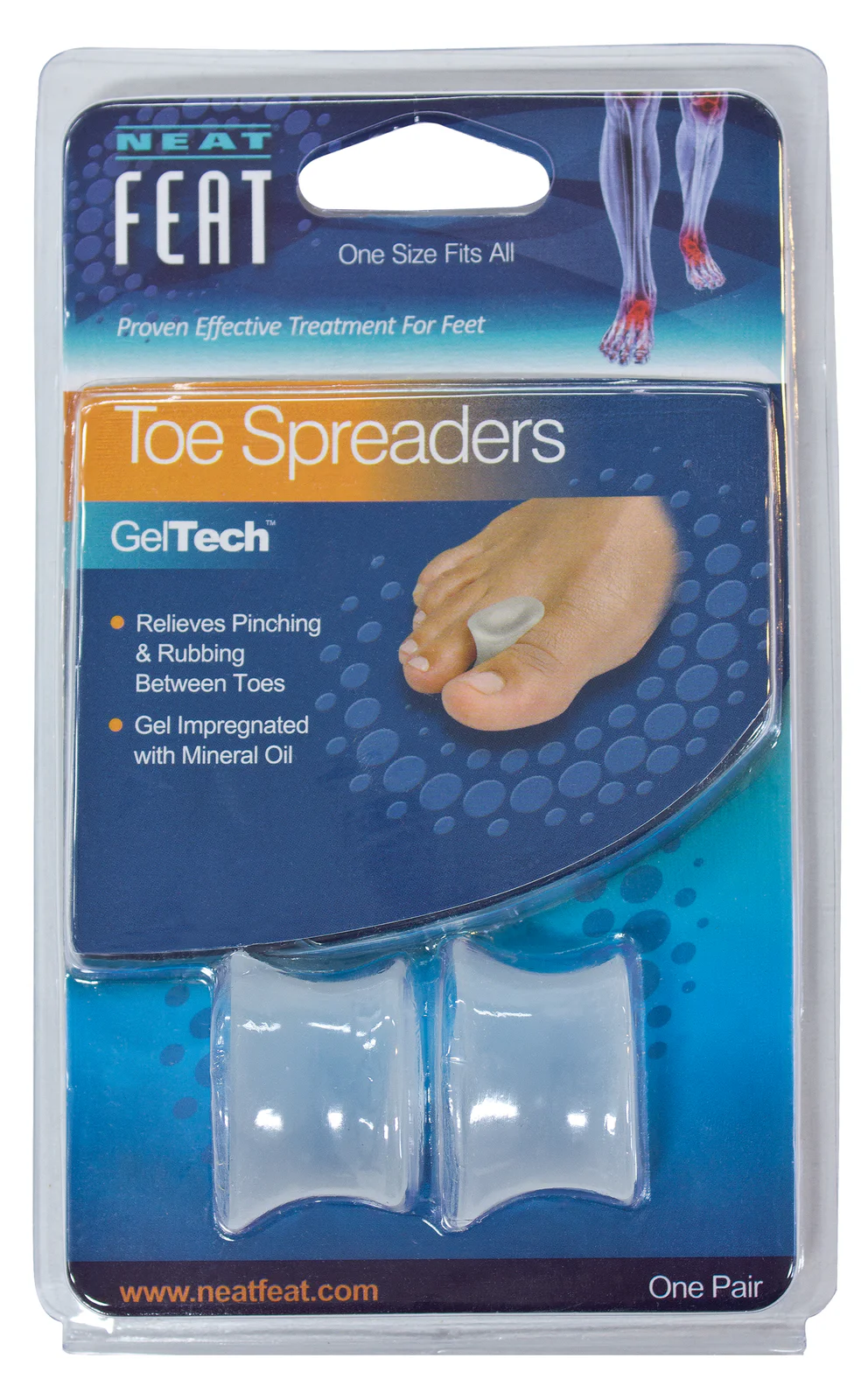 Neat Feat Gel Toe Spreaders 1 pair