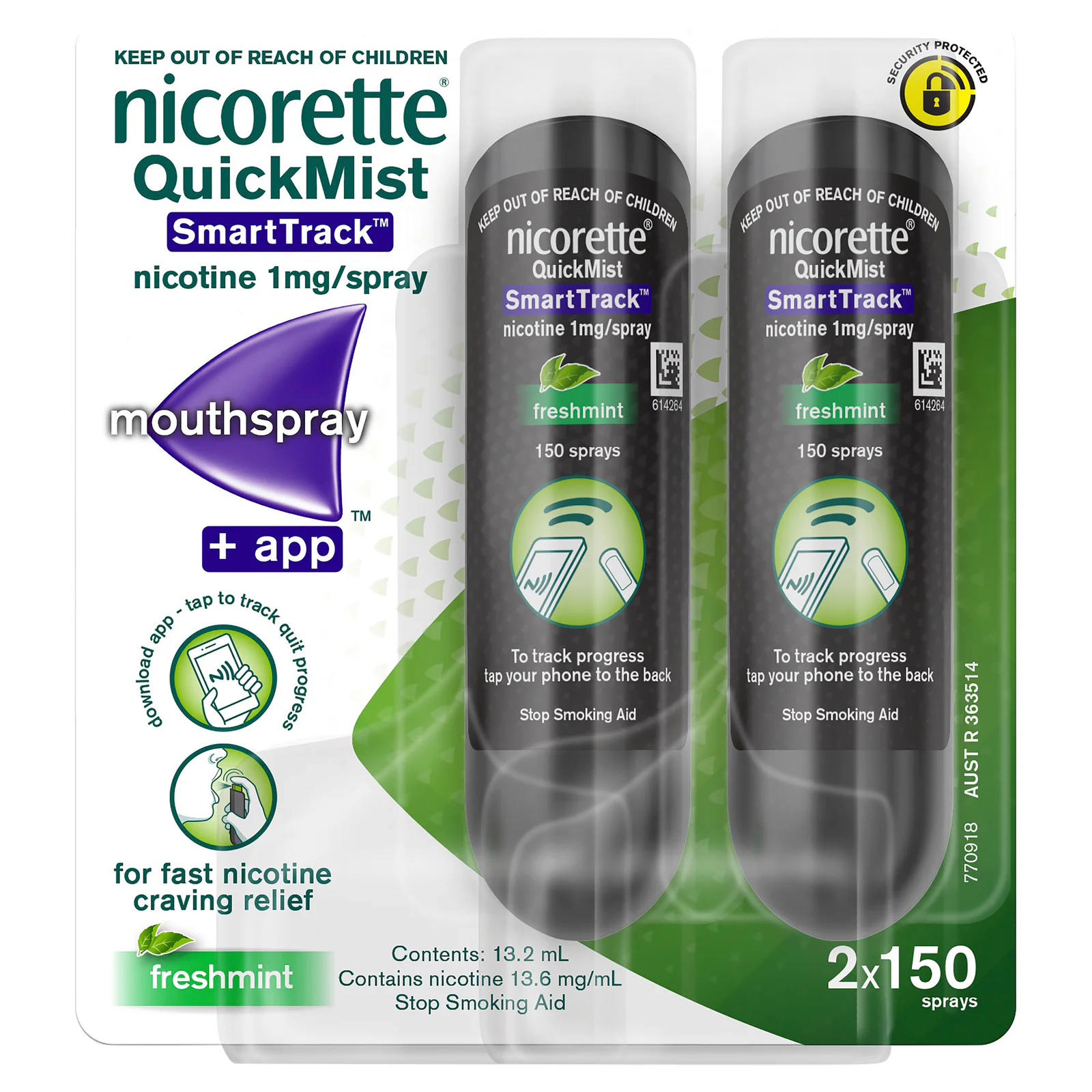 Nicorette Quick Mist Smart Track Duo 2 pack