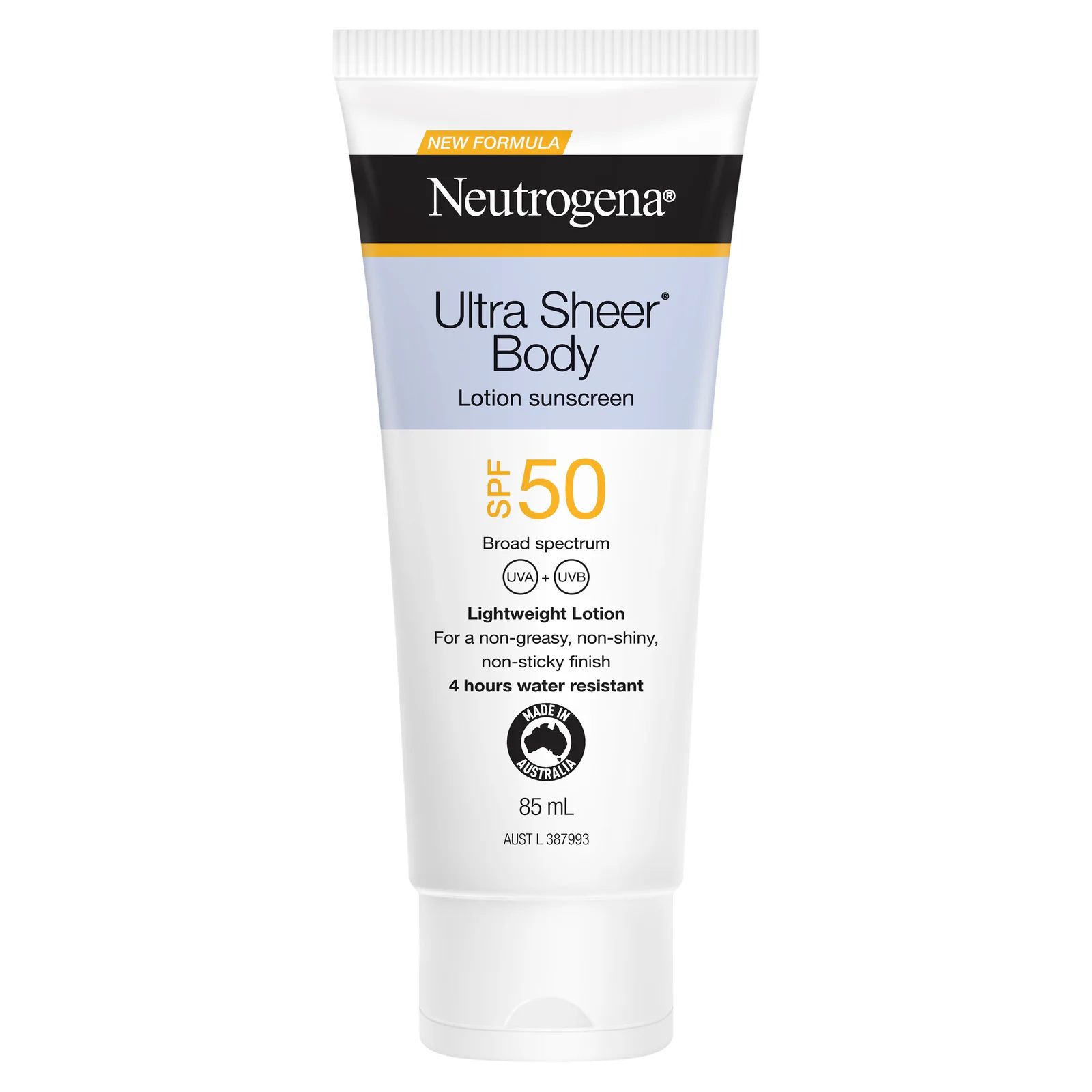 Neutrogena Ultra Sheer Body Lotion Sunscreen SPF50 - 85ml