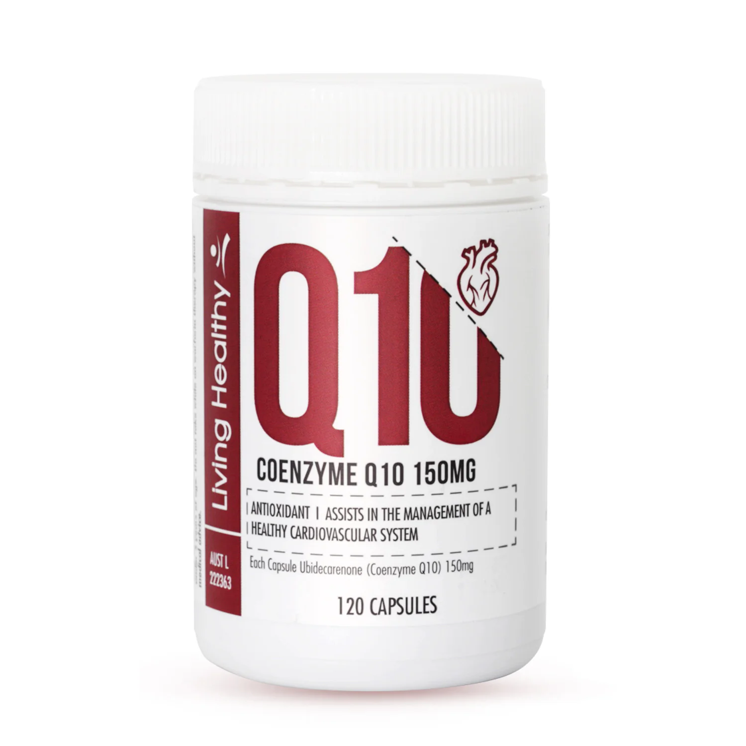 Living Healthy Coenzyme Q10 150mg - 120 capsules