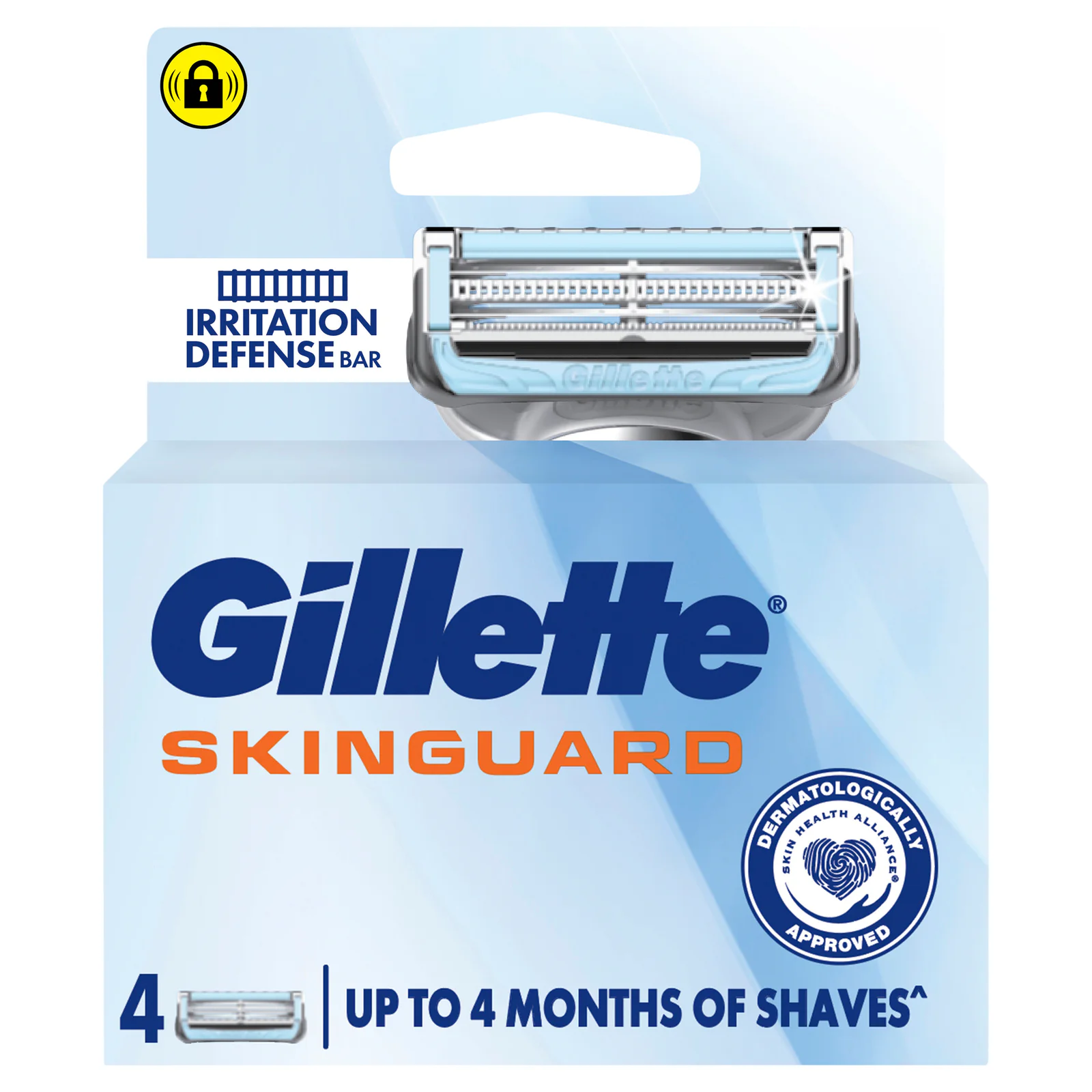 Gillette Skinguard Manual Razor Blades 4 pack