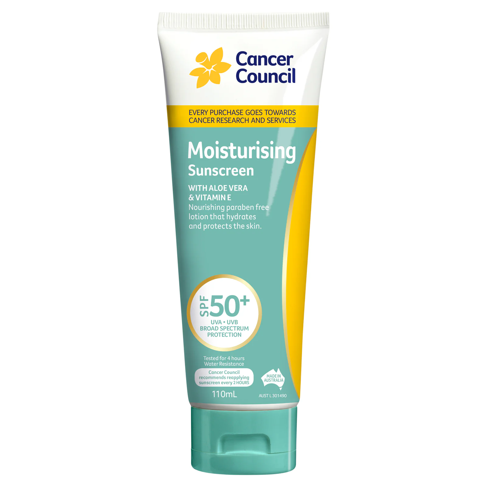Cancer Council Moisturising Sunscreen SPF50+ - 110ml