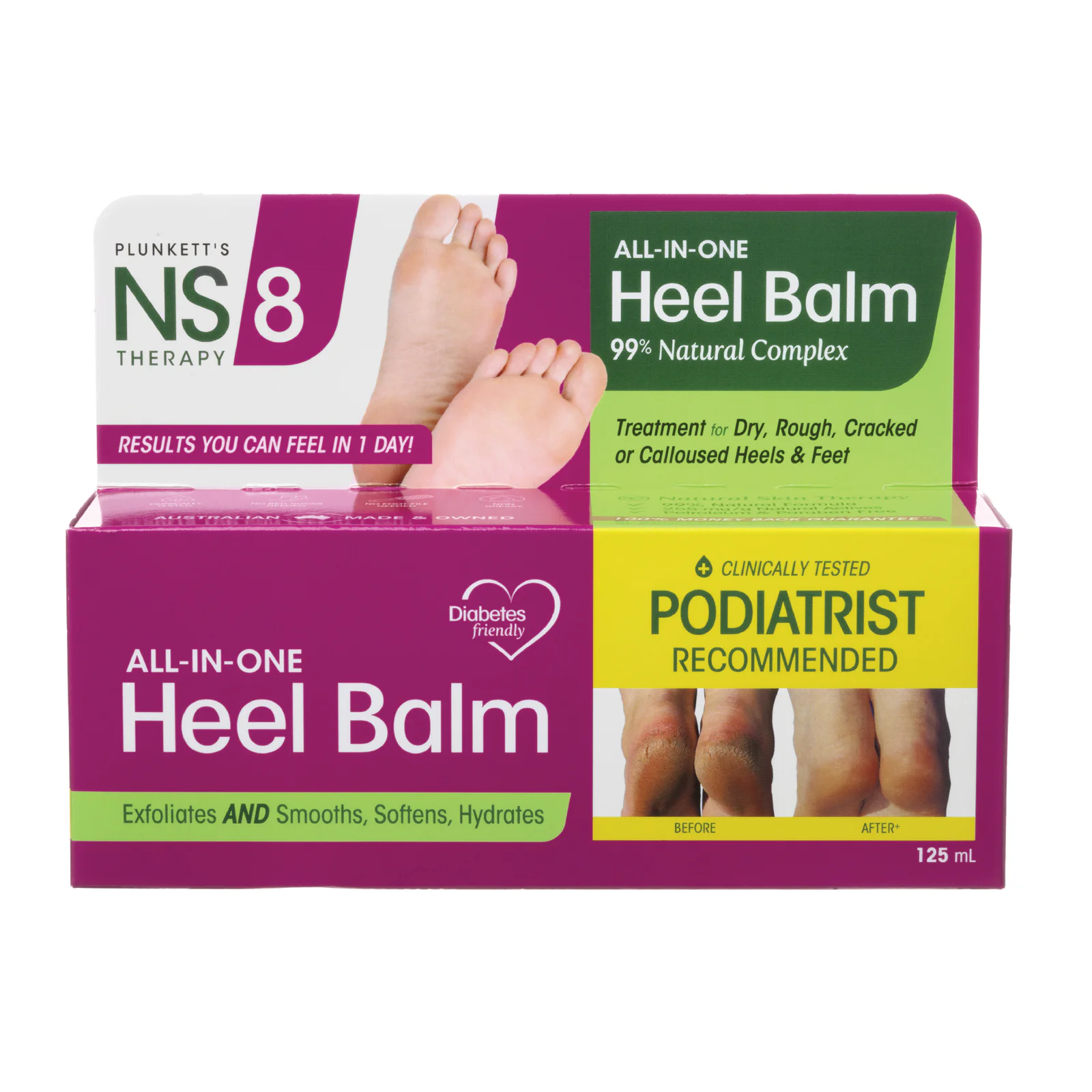 Plunkett's NS8 Heel Balm Complex 125ml