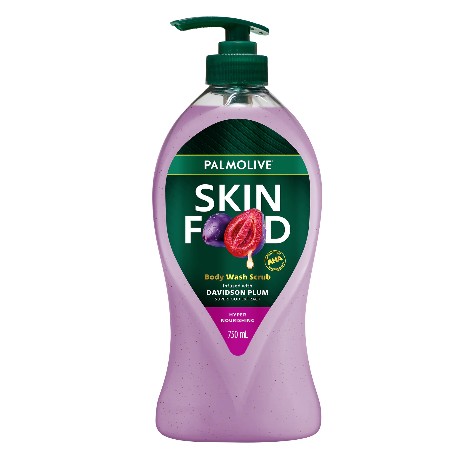 Palm BWash Skn Food Ddsn Plum 750ml